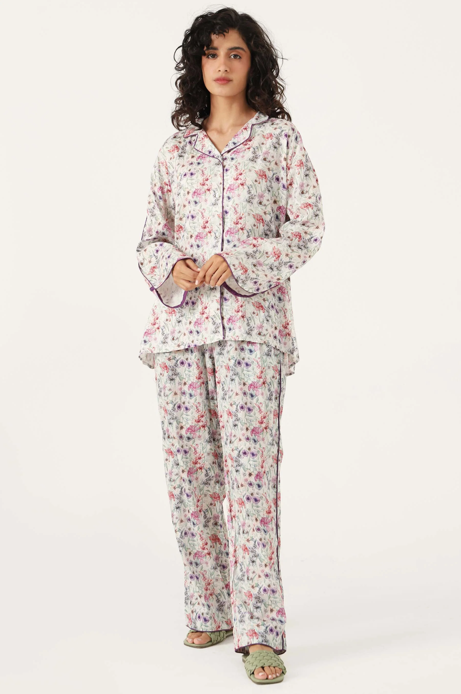 2 Piece PJ Set - Purple