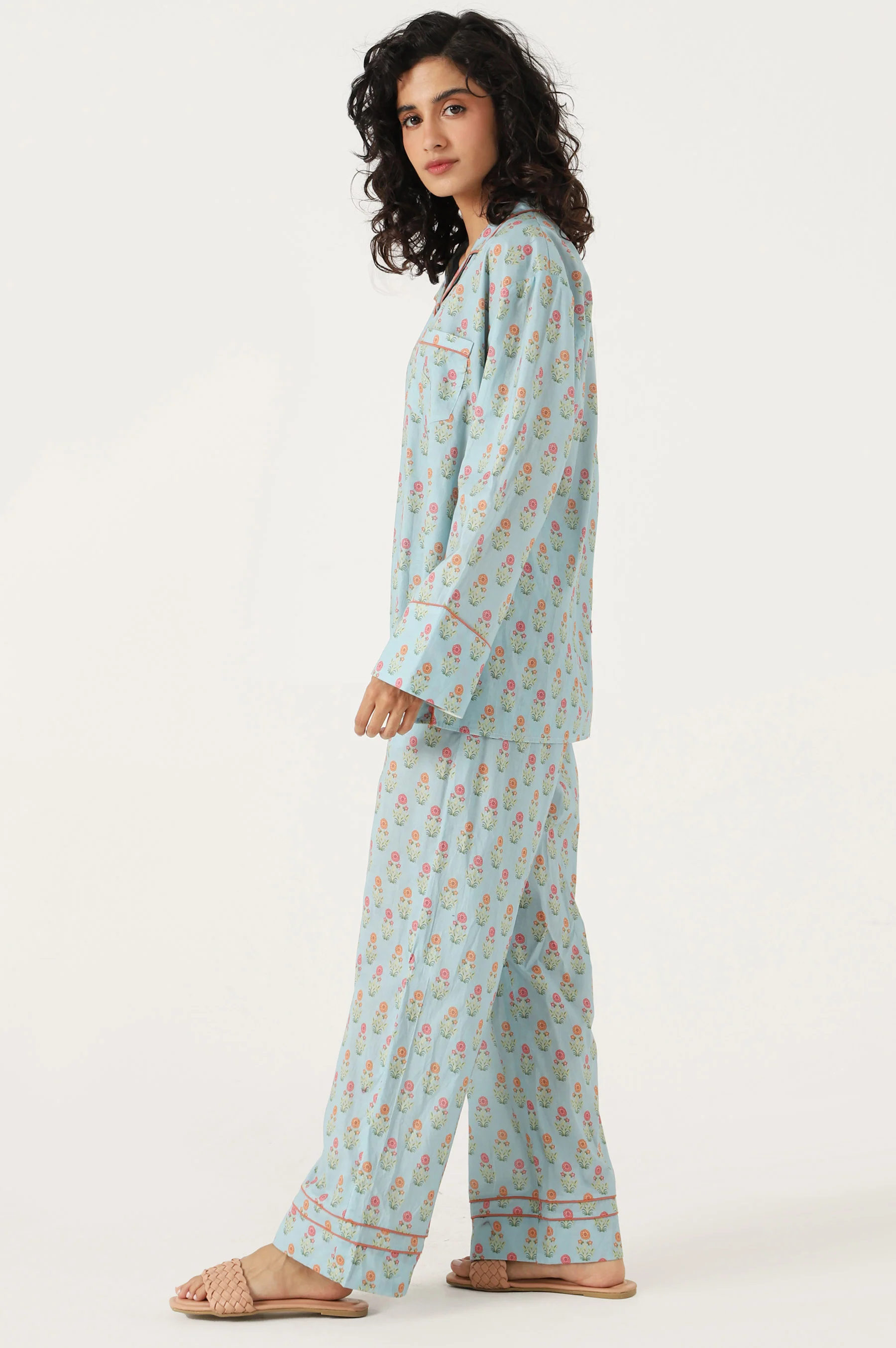 2 Piece PJ Set - Light Blue - Image 4