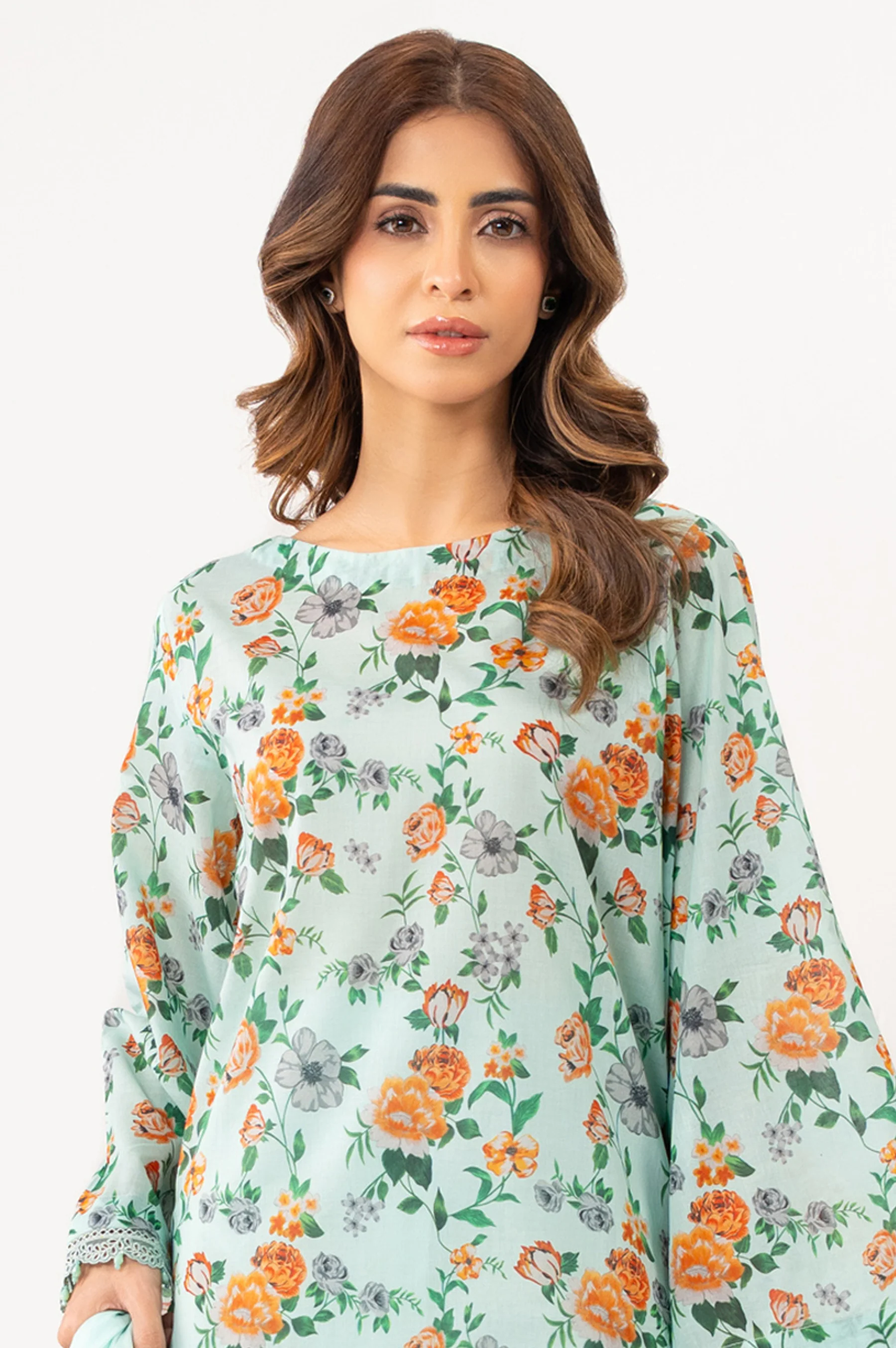 PRINTED LAWN UNSTITCHED SHIRT BOTTOM - Image 3