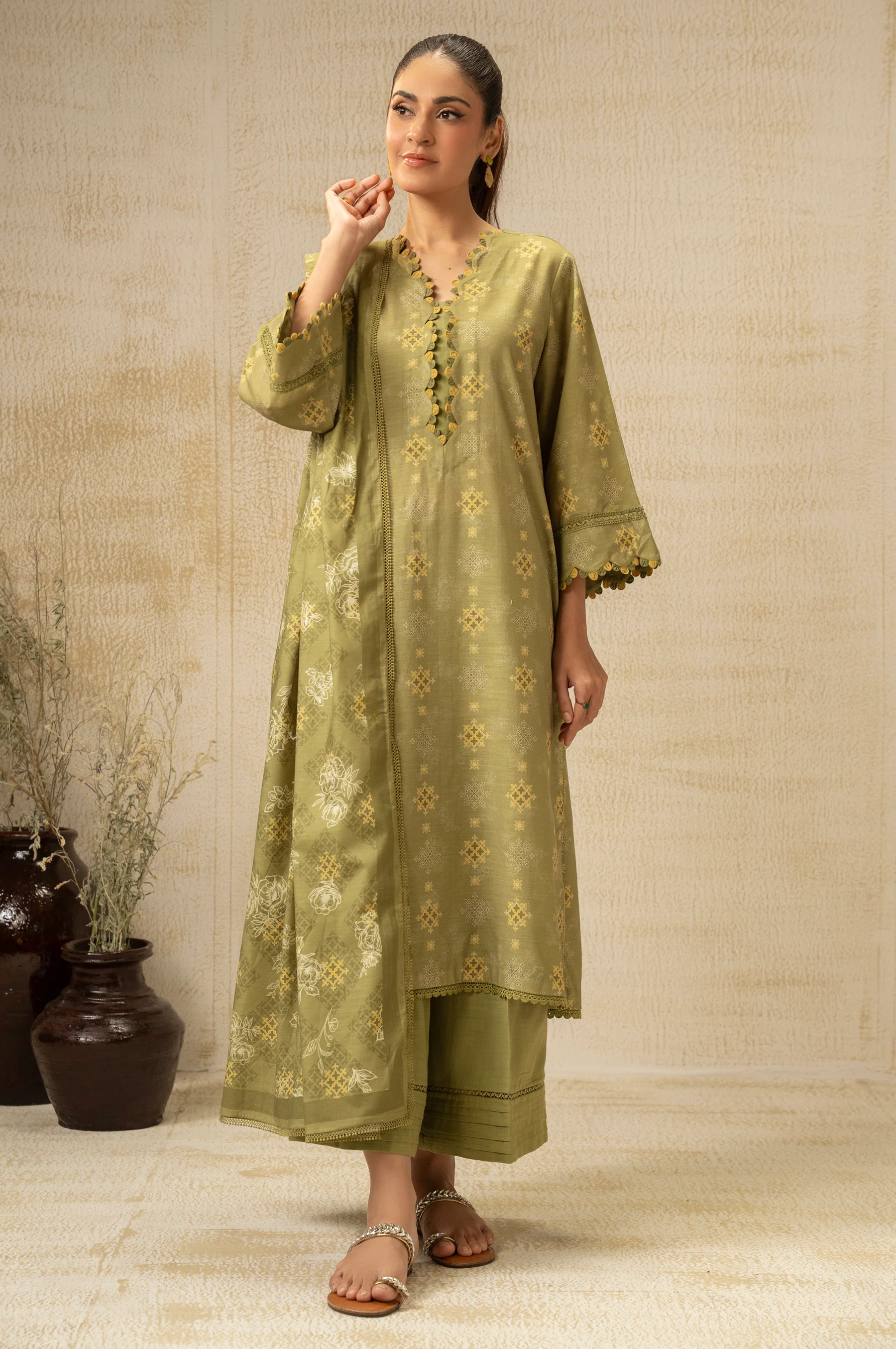 UNSTITCHED DIGITAL PRINTED SUIT - Image 5