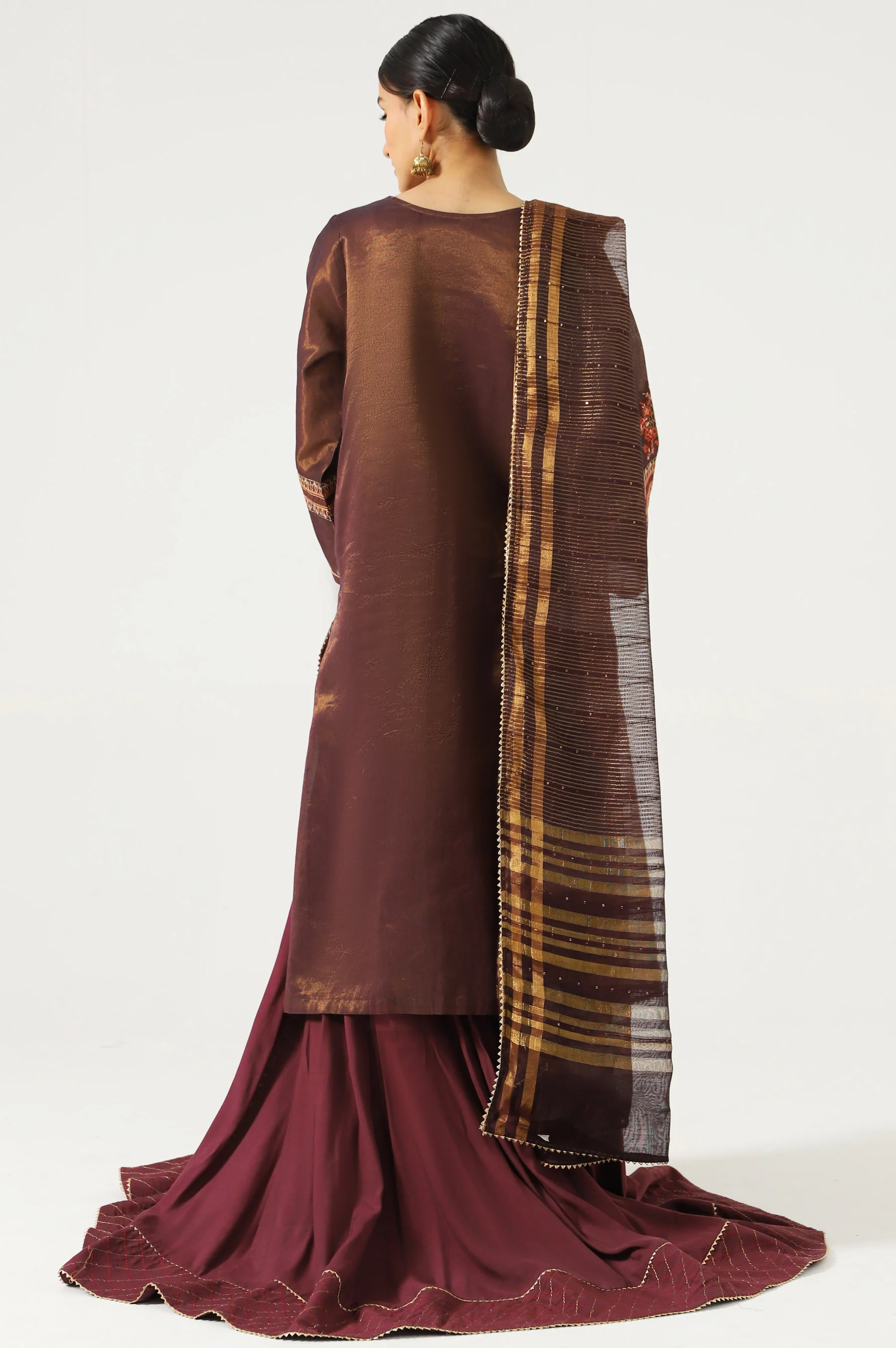 3 Piece Unstitched Embroidered Mysuri Suit - Image 3