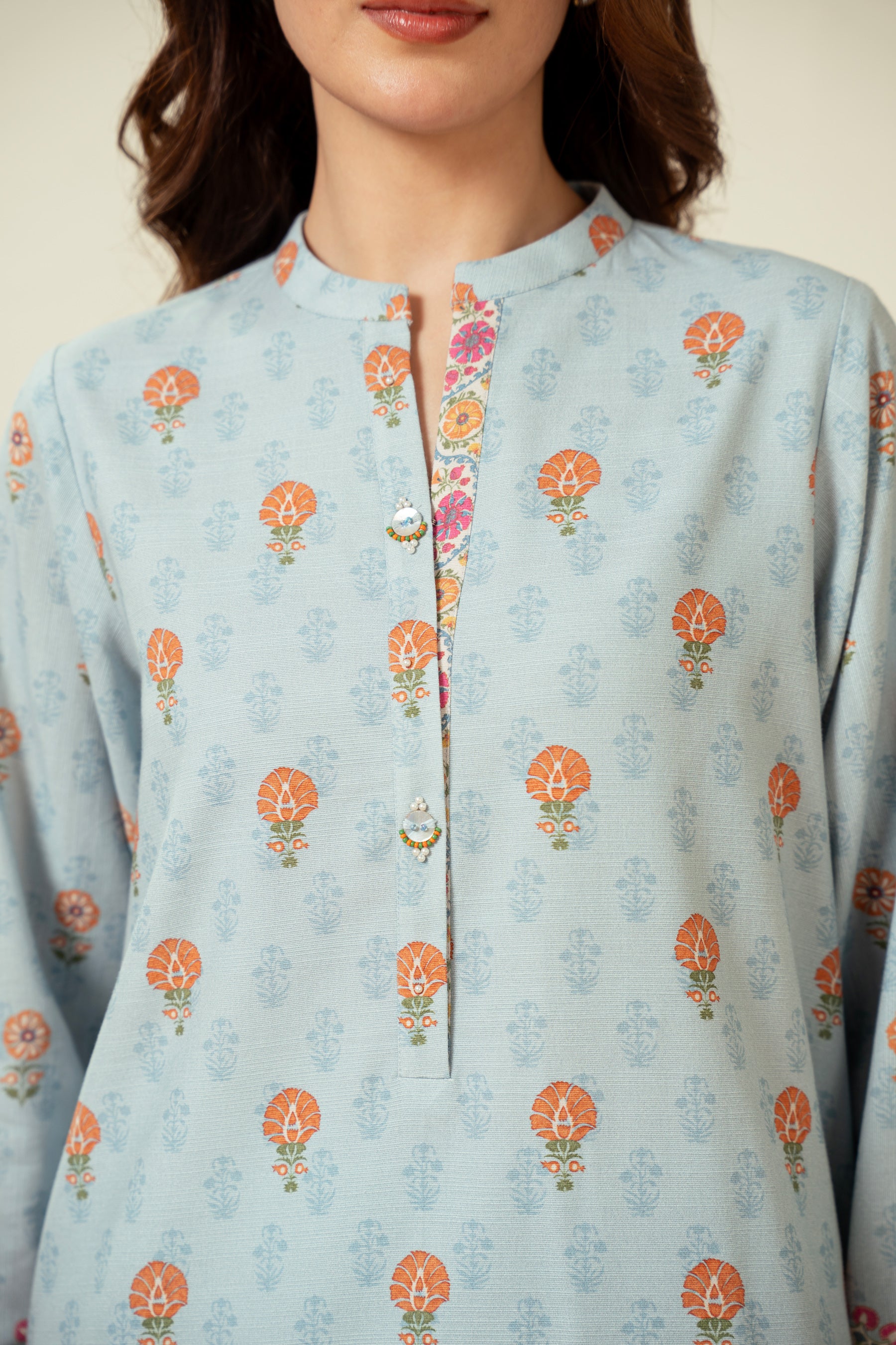 UNSTITCHED PRINTED SUIT - Image 2