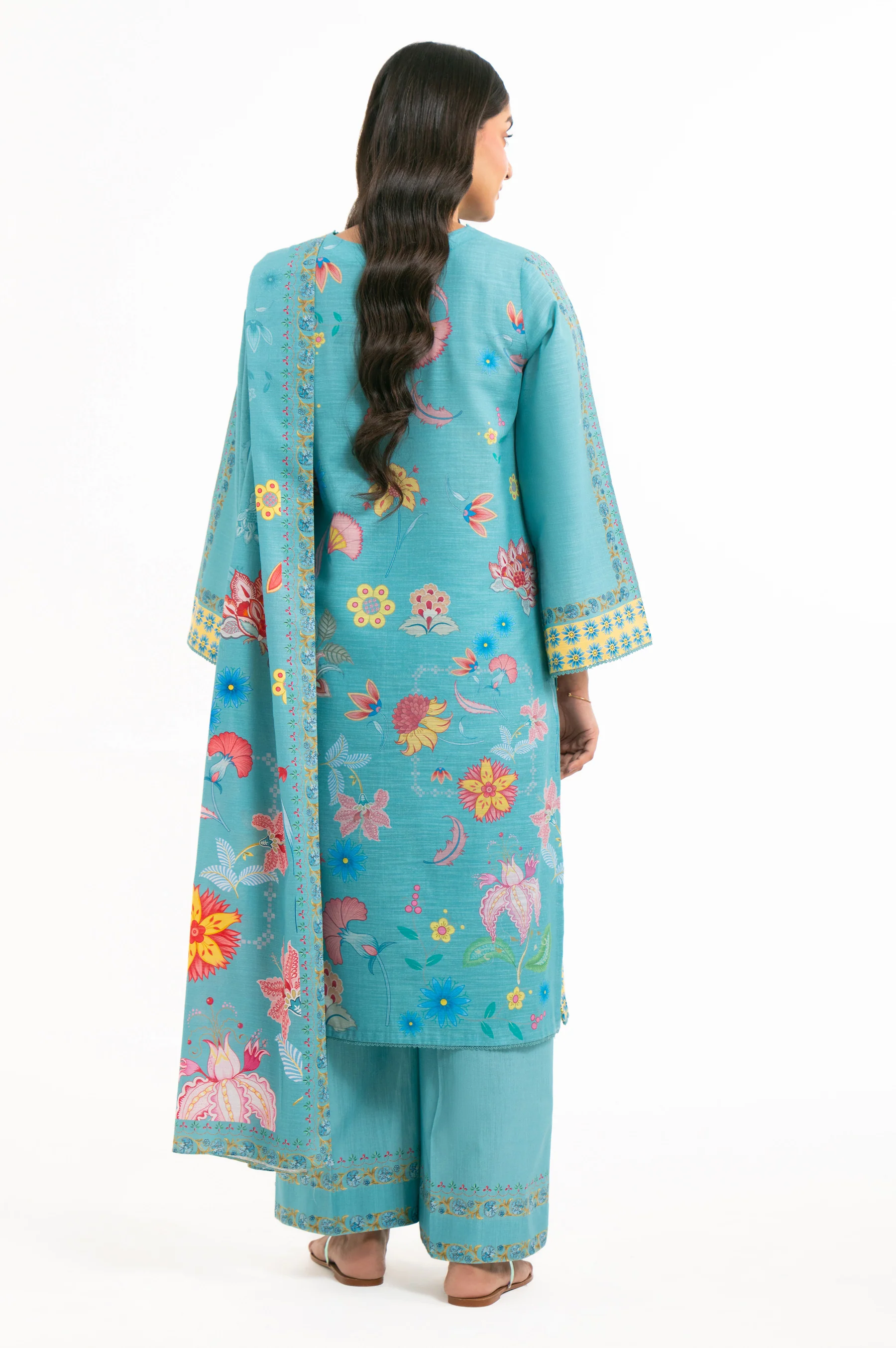 UNSTITCHED DIGITAL PRINTED SUIT - Image 4