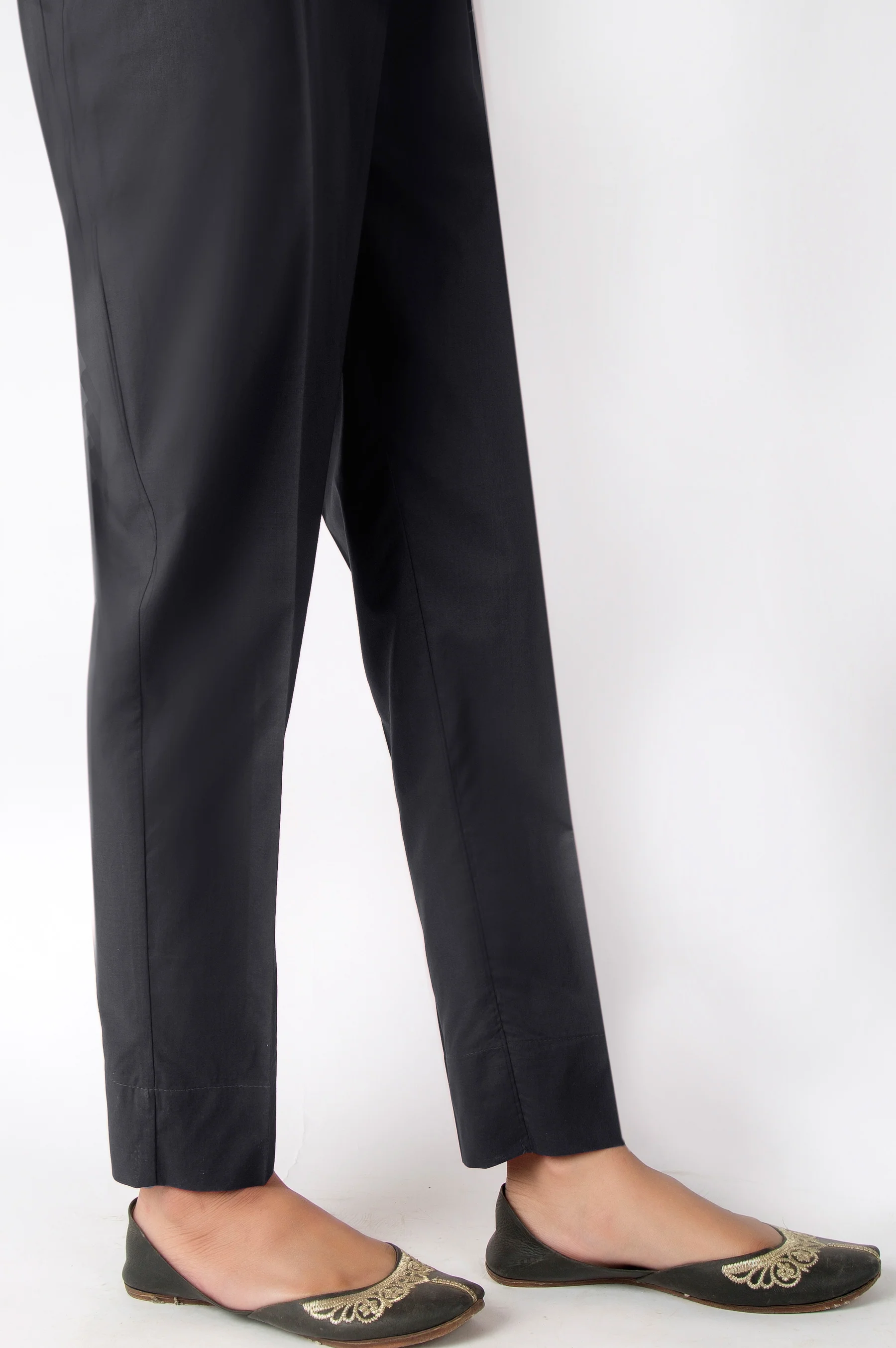Basic Cambric Pants - Black - Image 2