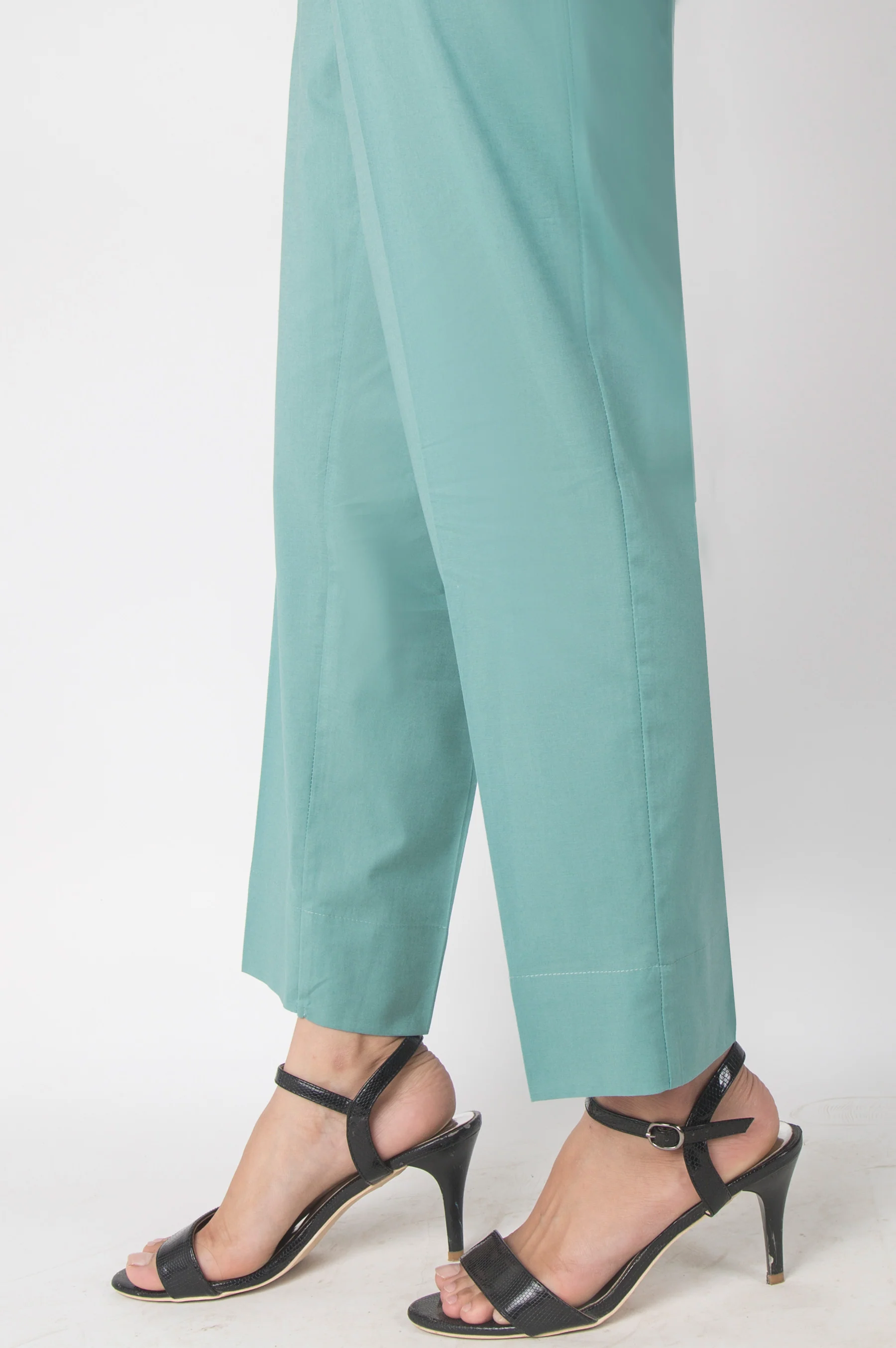 Basic Cambric Pants - Green - Image 2