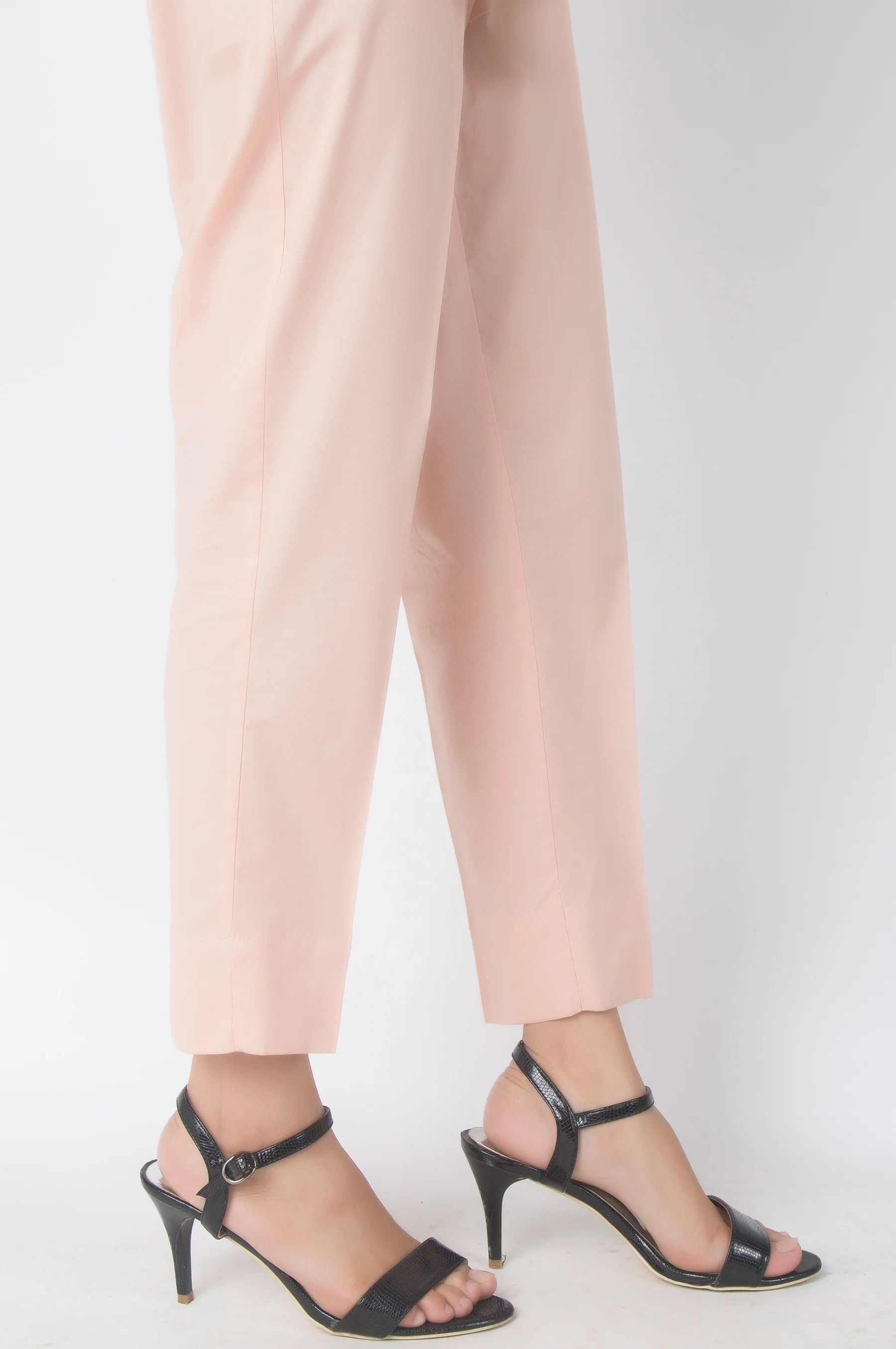 Basic Cambric Pants - Peach - Image 2