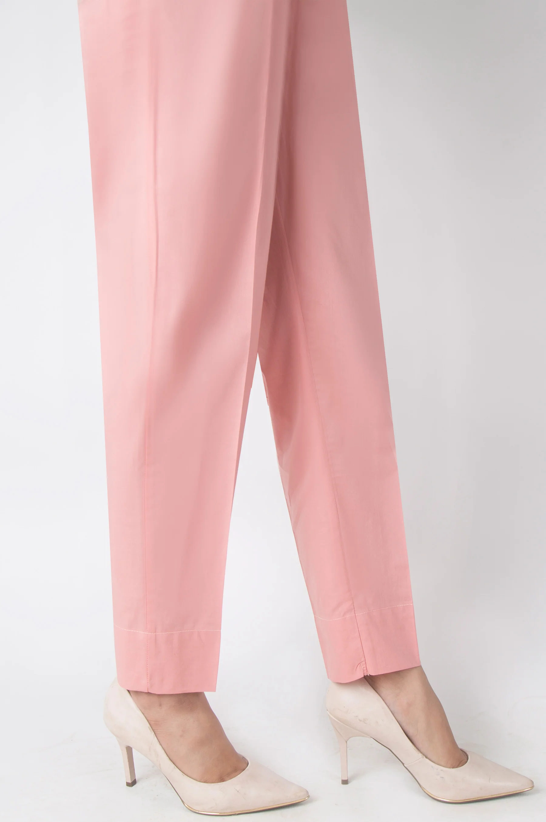 Basic Cambric Pants - Pink - Image 2