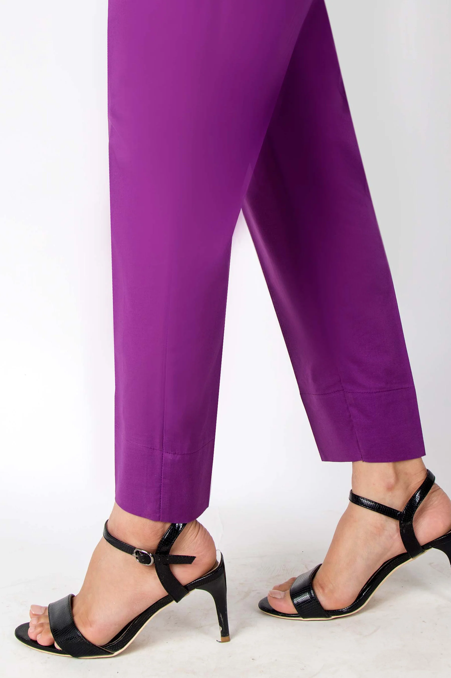 Basic Cambric Pants - Voilet - Image 2