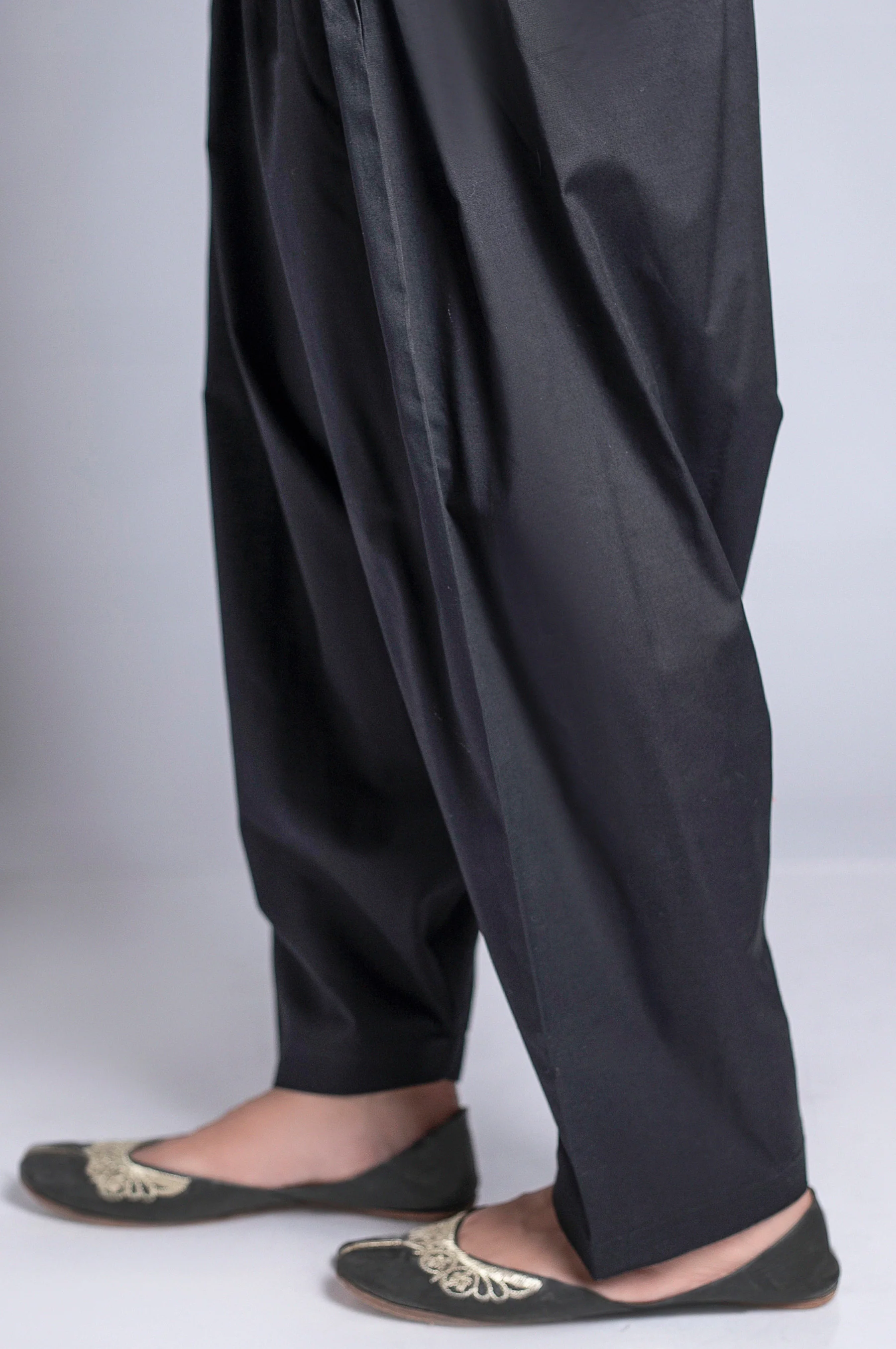 Basic Shalwar - Black - Image 2