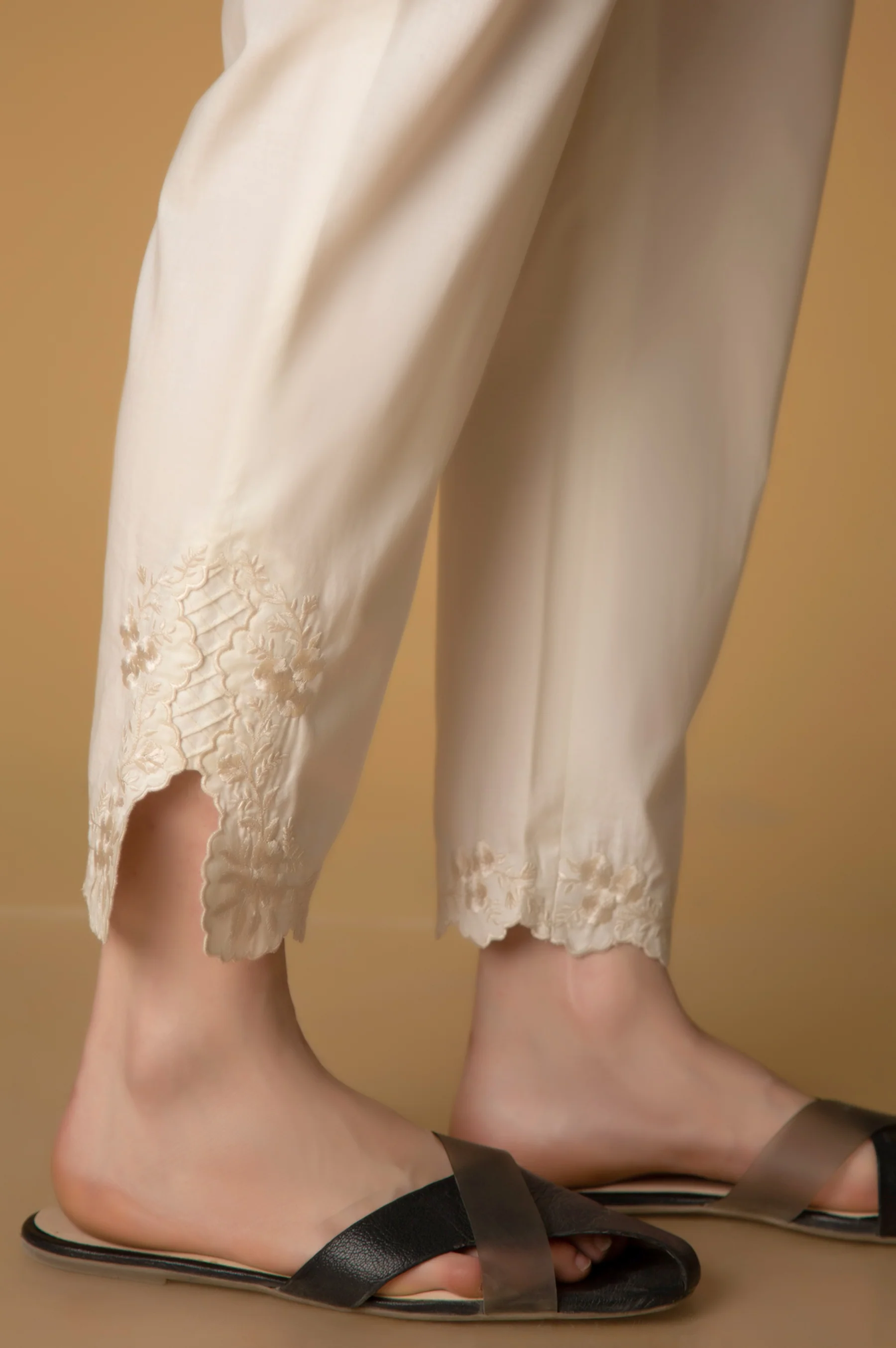 Embroidered Cambric Ciggerate Pants - Image 2
