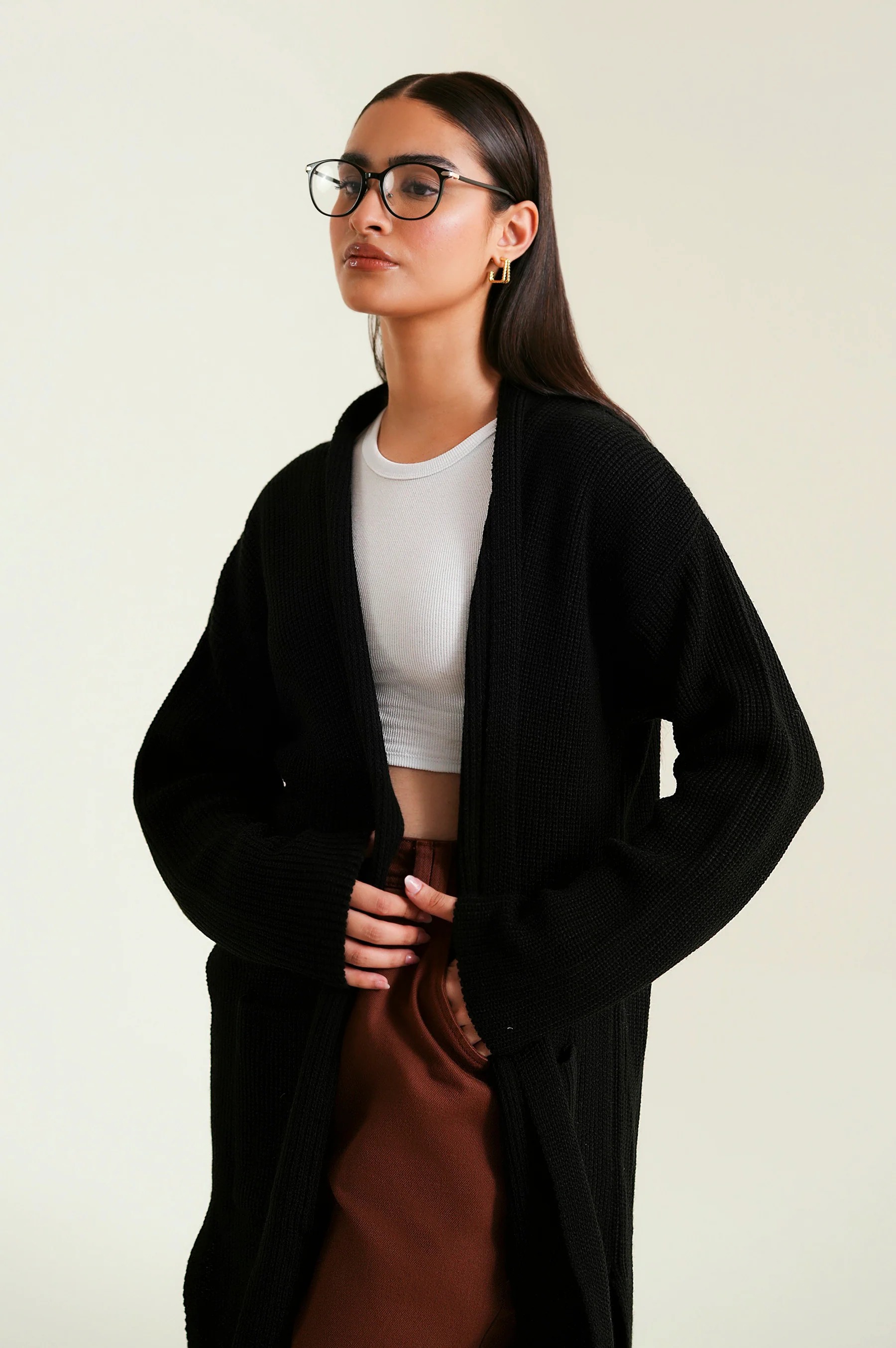Cardigan Style Sweater Long Length - Image 2