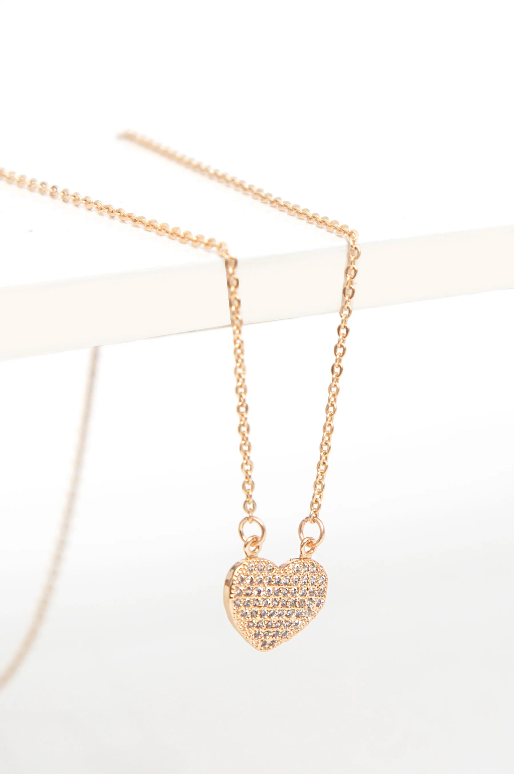 CZ Heart Pendant