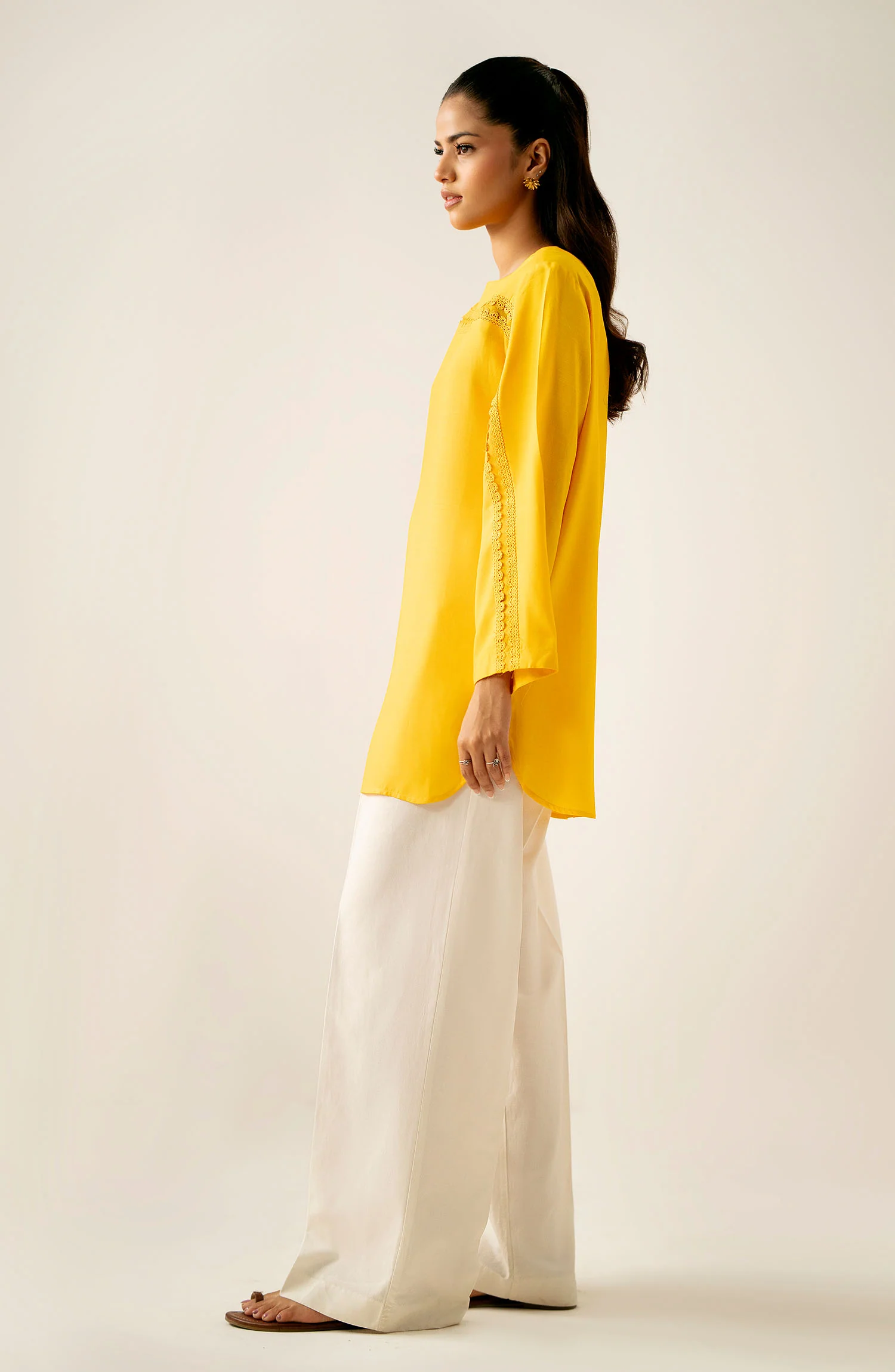 Dyed Raw Silk Western Top - Image 3