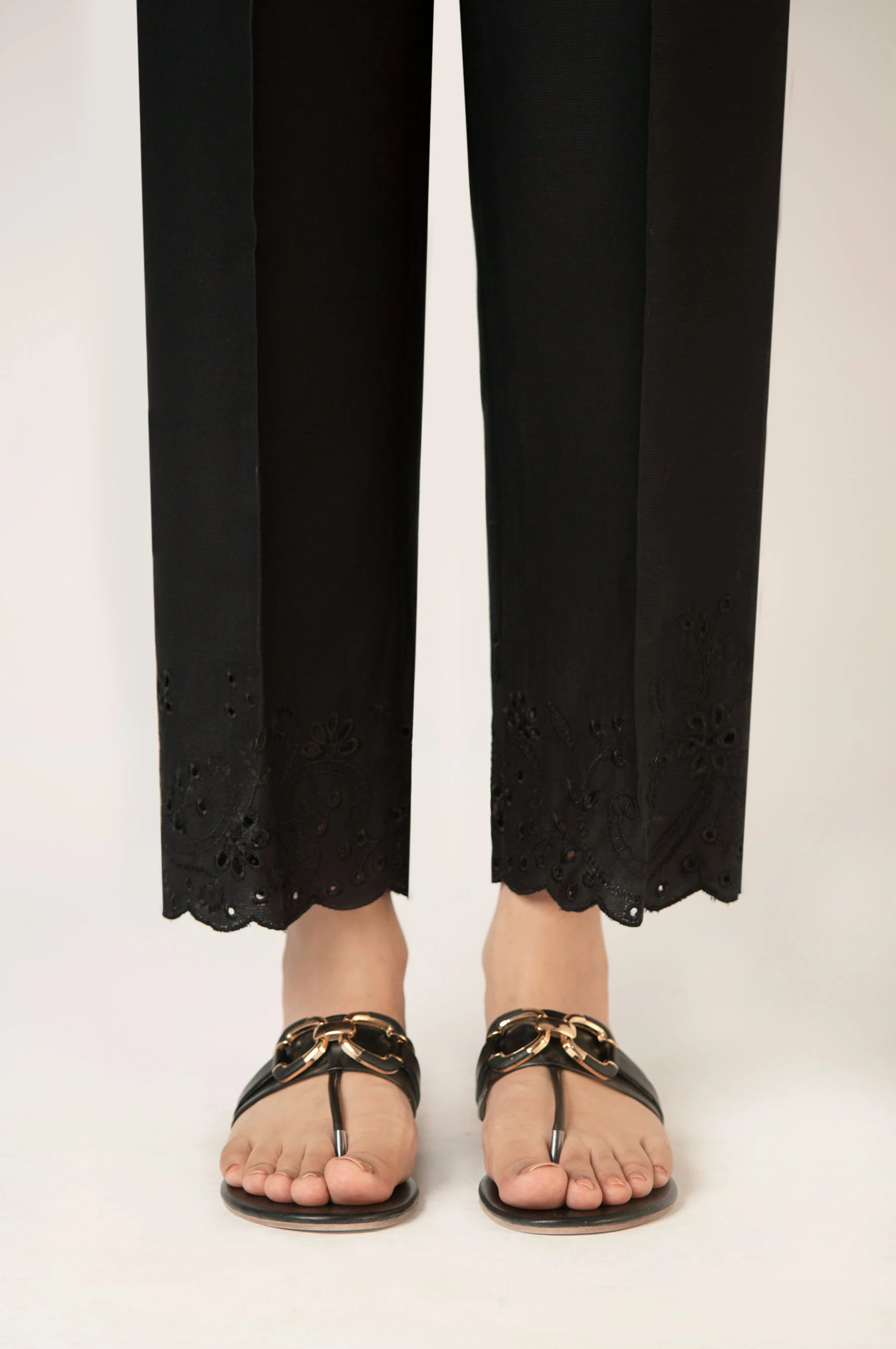 EMBROIDERED PANTS