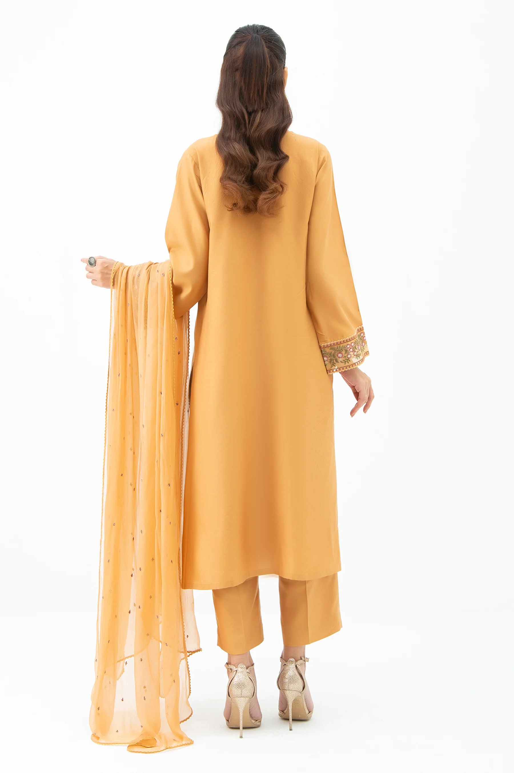 EMBROIDERED OAK SILK STITCHED SHIRT BOTTOM (FACTORY E-OUTLET) - Image 3