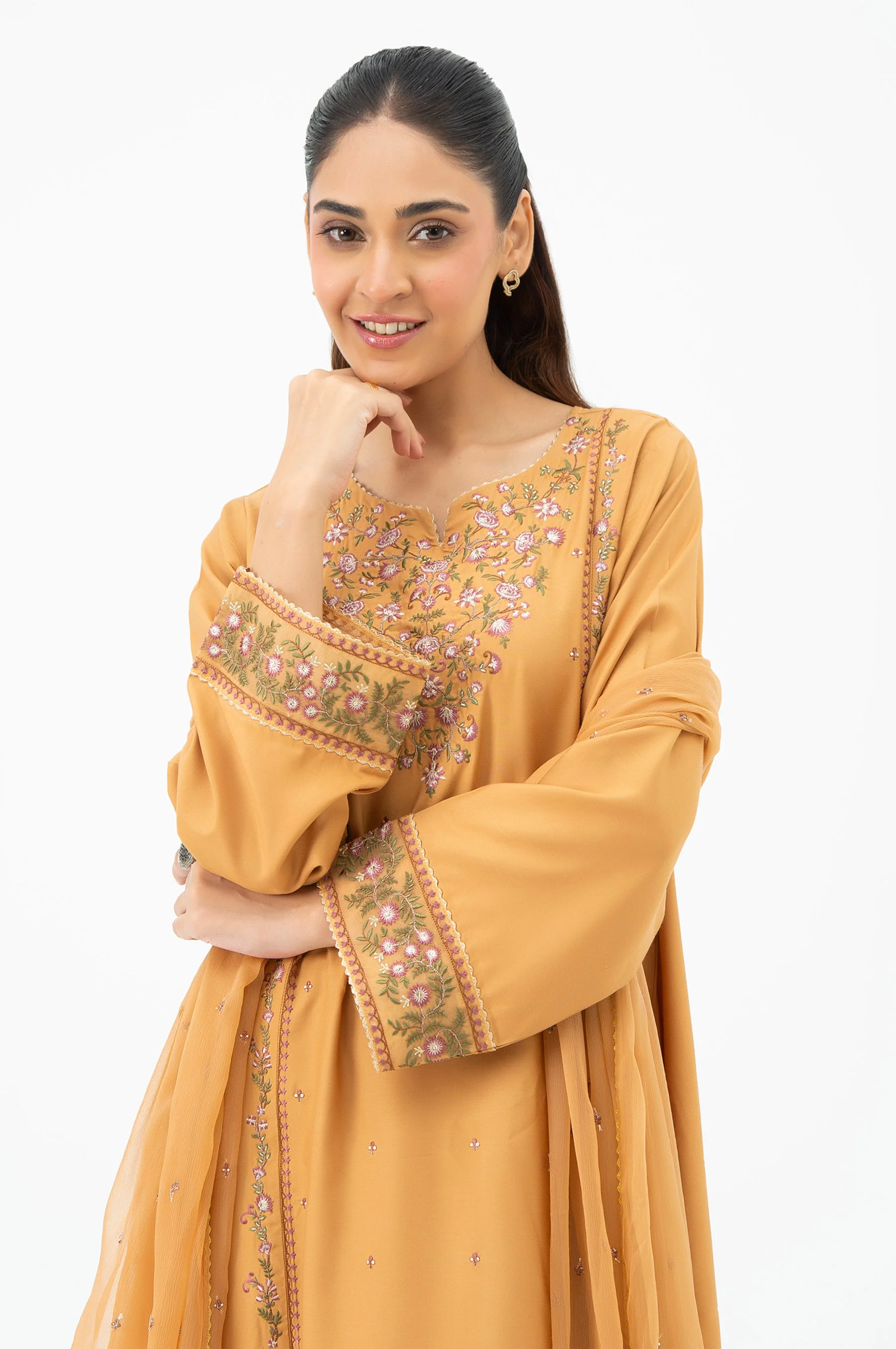 EMBROIDERED OAK SILK STITCHED SHIRT BOTTOM (FACTORY E-OUTLET) - Image 5