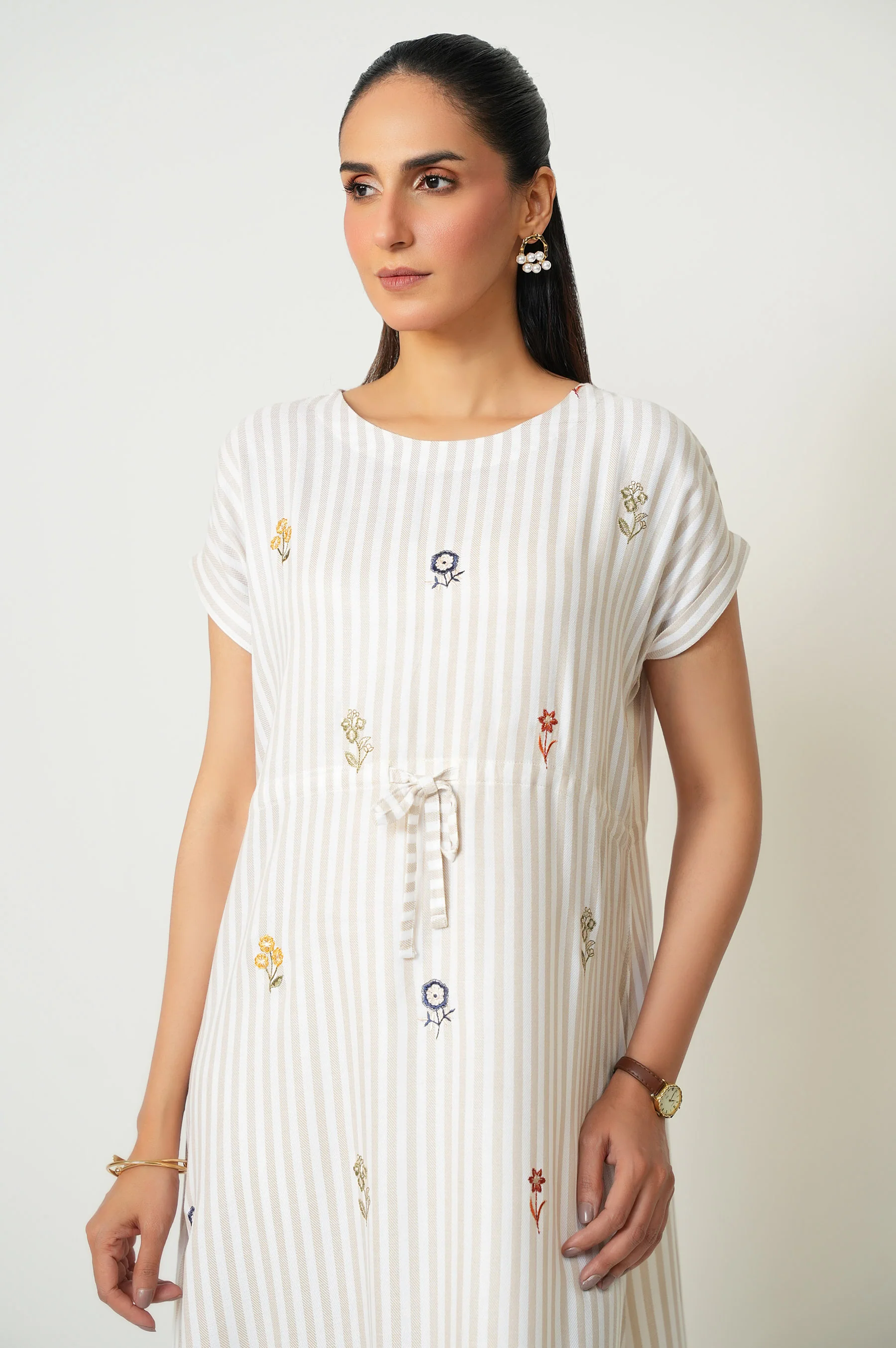 EMBROIDERED LONG DRESS (FACTORY E-OUTLET) - Image 3