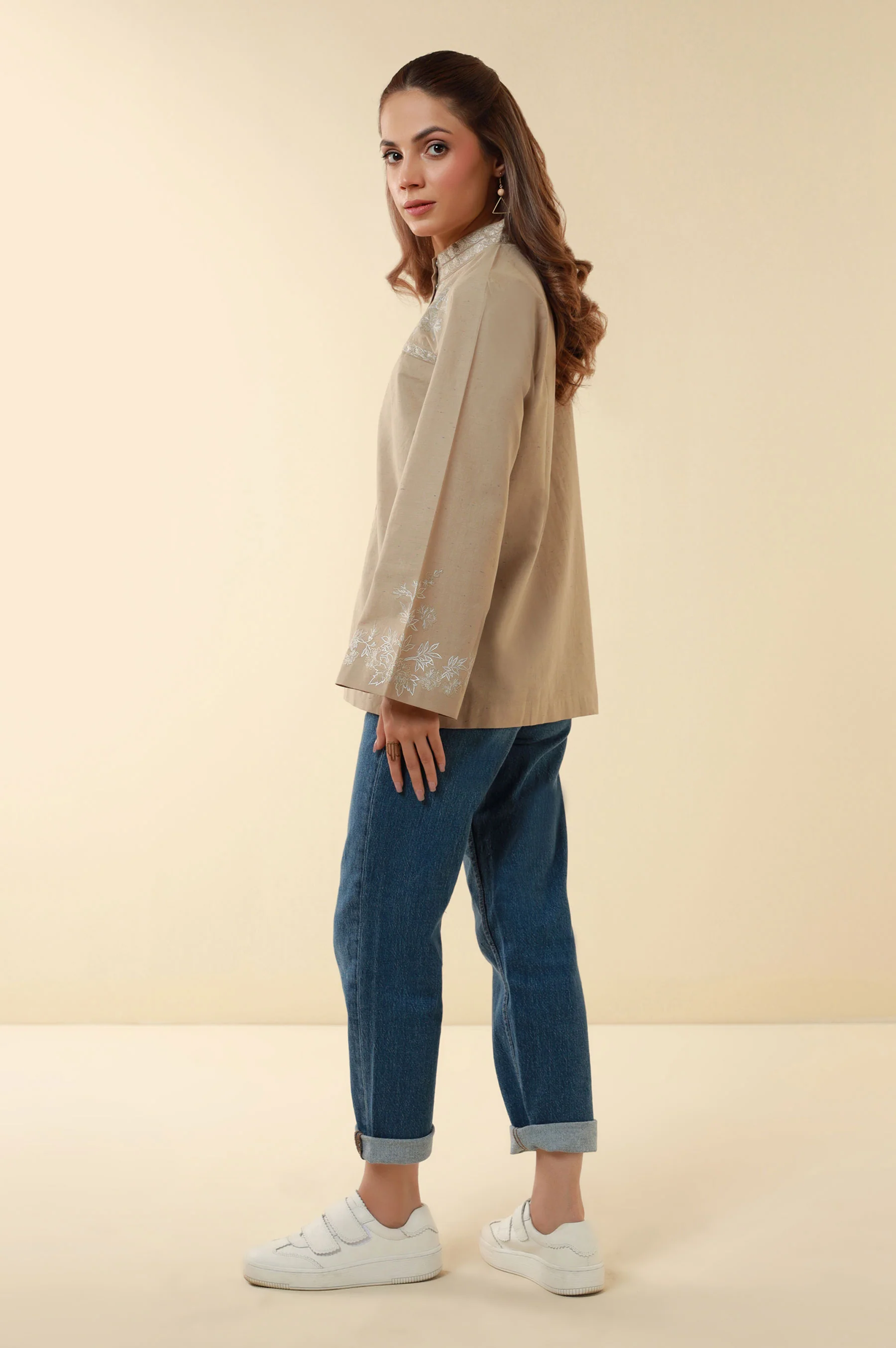 Embroidered Yarn Dyed Western Top - Image 3