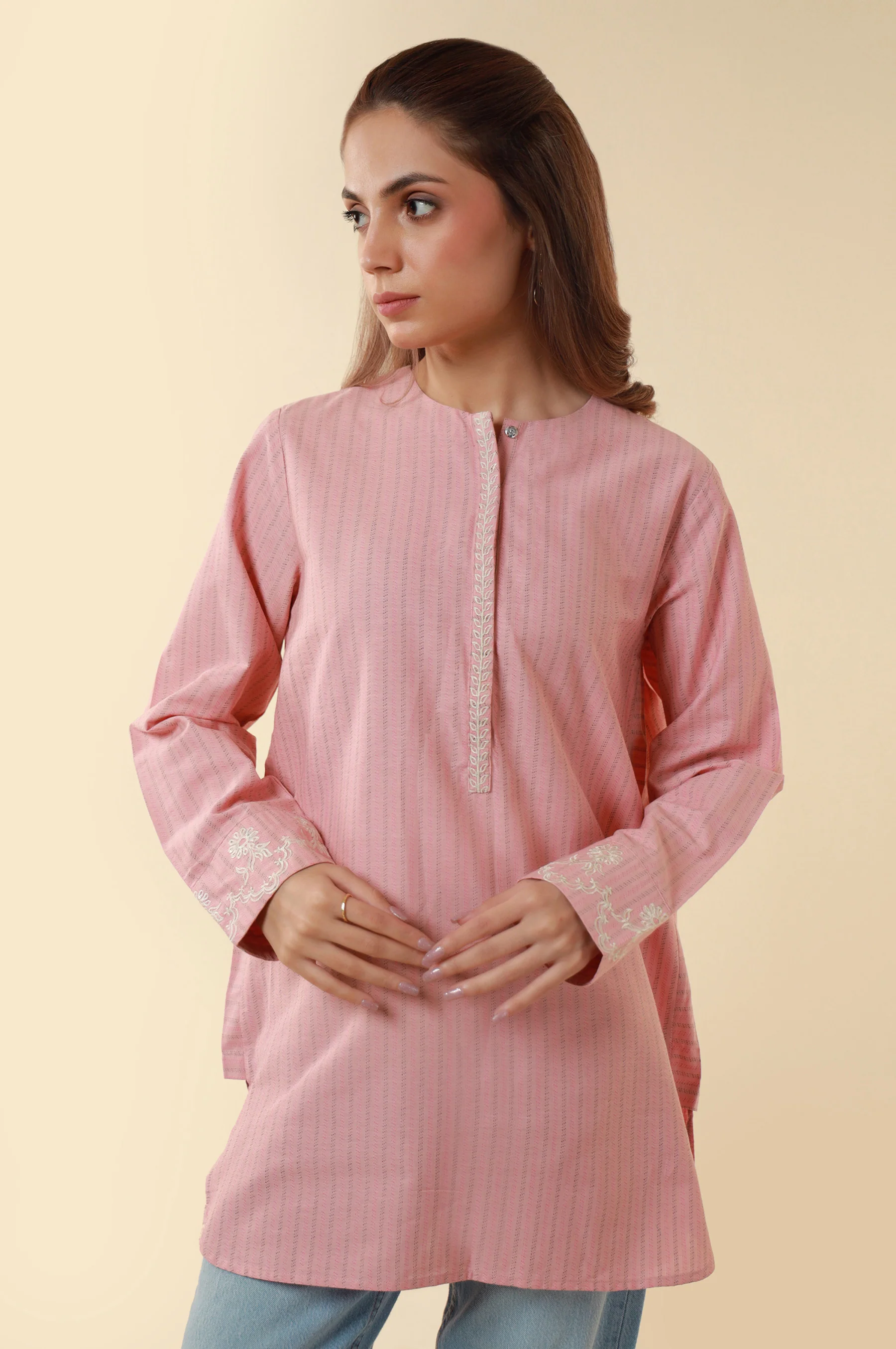 Embroidered Yarn Dyed Western Top - Image 2
