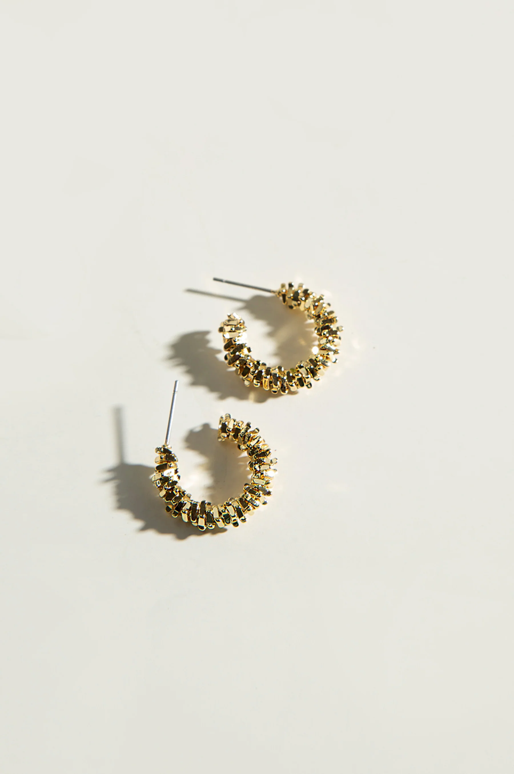 Golden Hoop Earrings