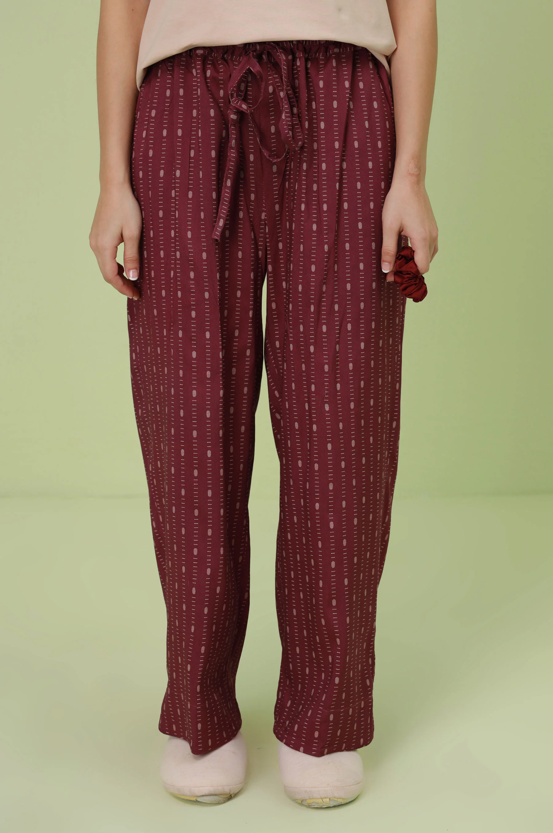 Basic Cambric Bottom - Maroon