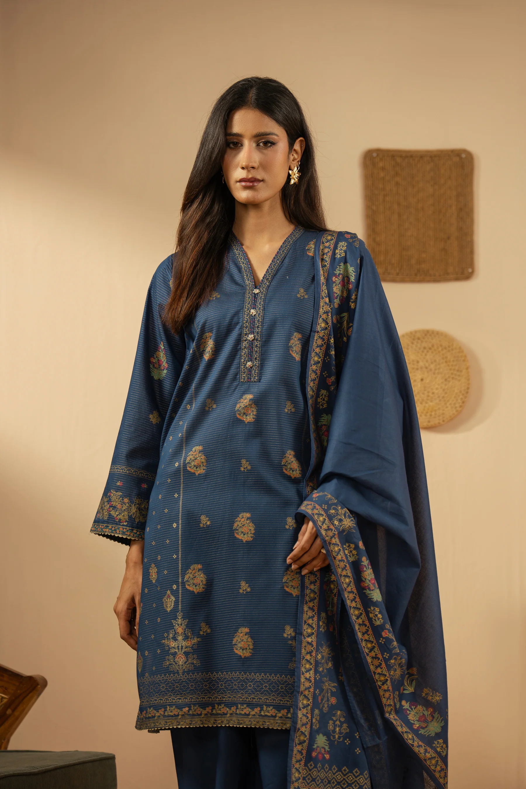 PRINTED MYSURI LAWN STITCHED 3 PIECE SUIT - Image 6