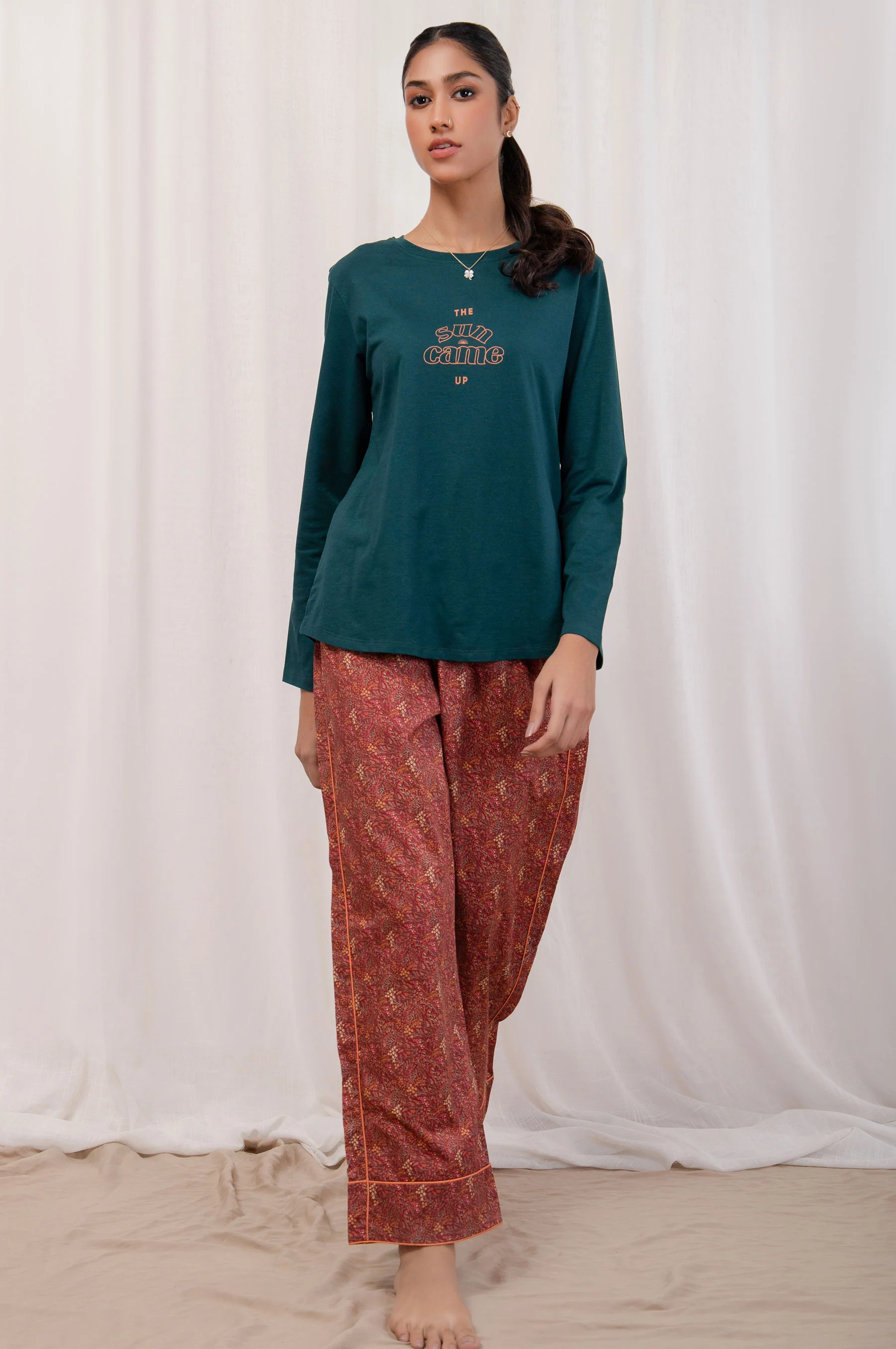 Printed Crew Neck Tee - Image 2