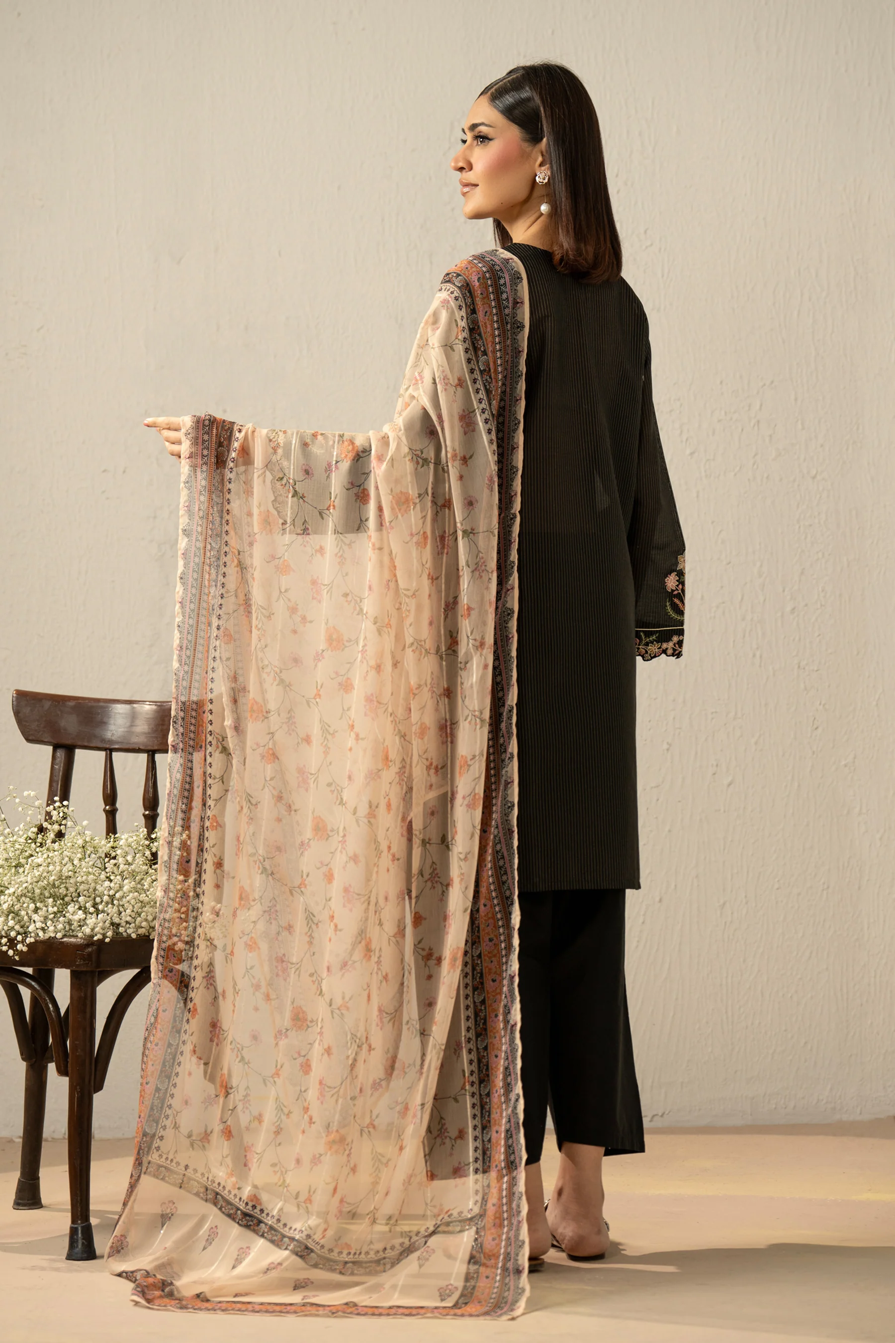 EMBROIDERED DOBBY MYSURI LAWN STITCHED 2 PIECE SUIT - Image 4