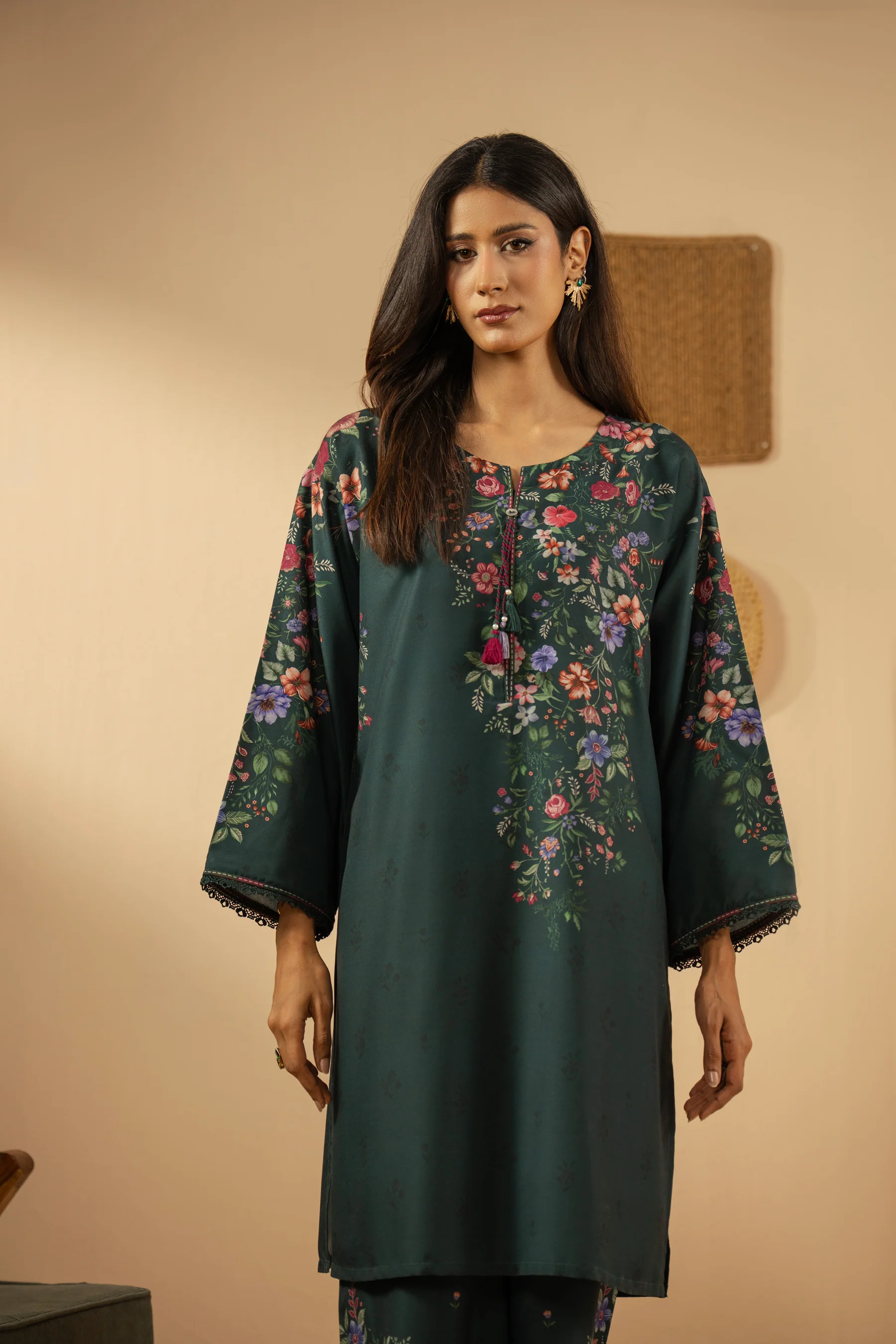 PRINTED POLY CAMBRIC STITCHED 2 PIECE SUIT - Image 7