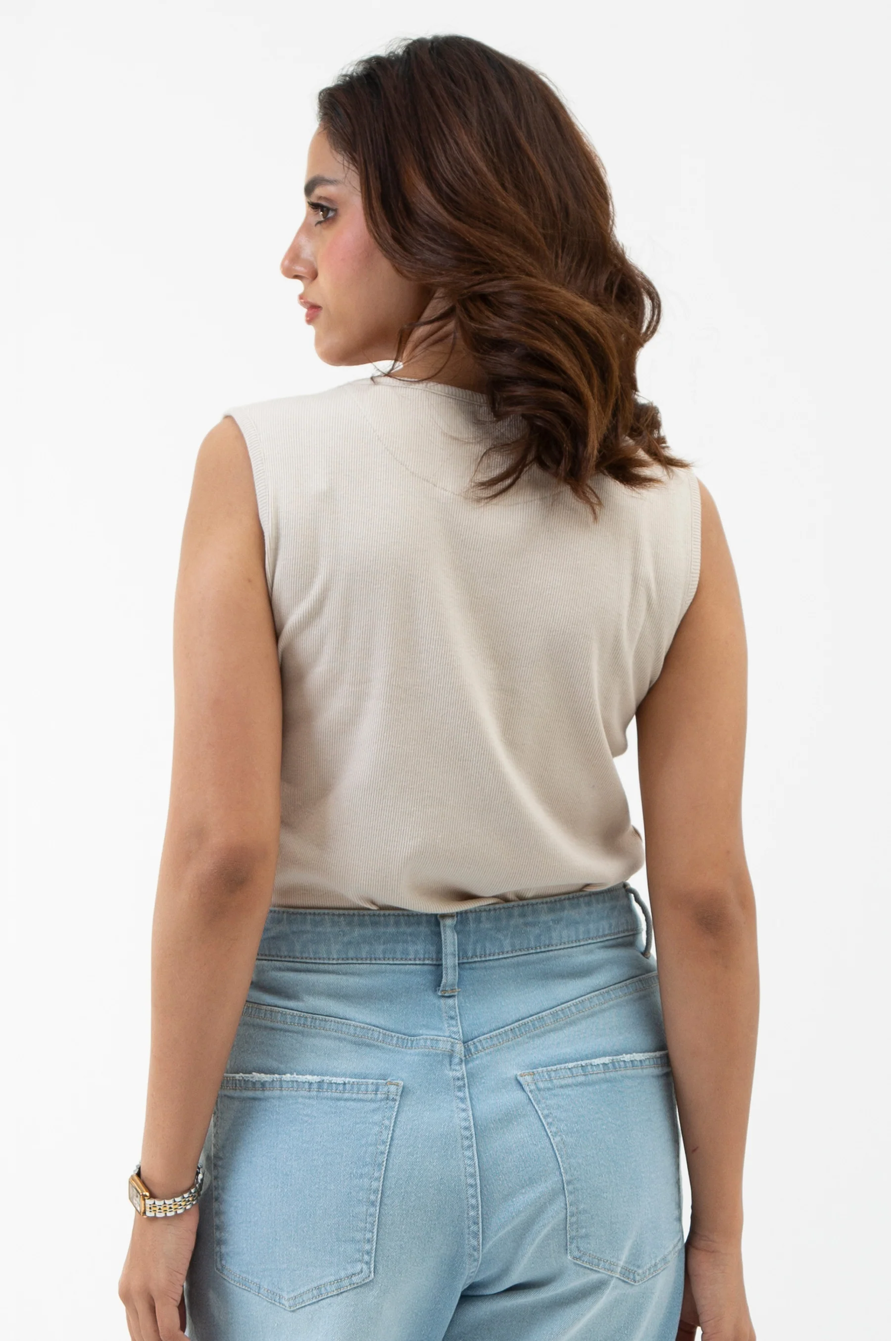 RIBBED TANK TOP - Image 5