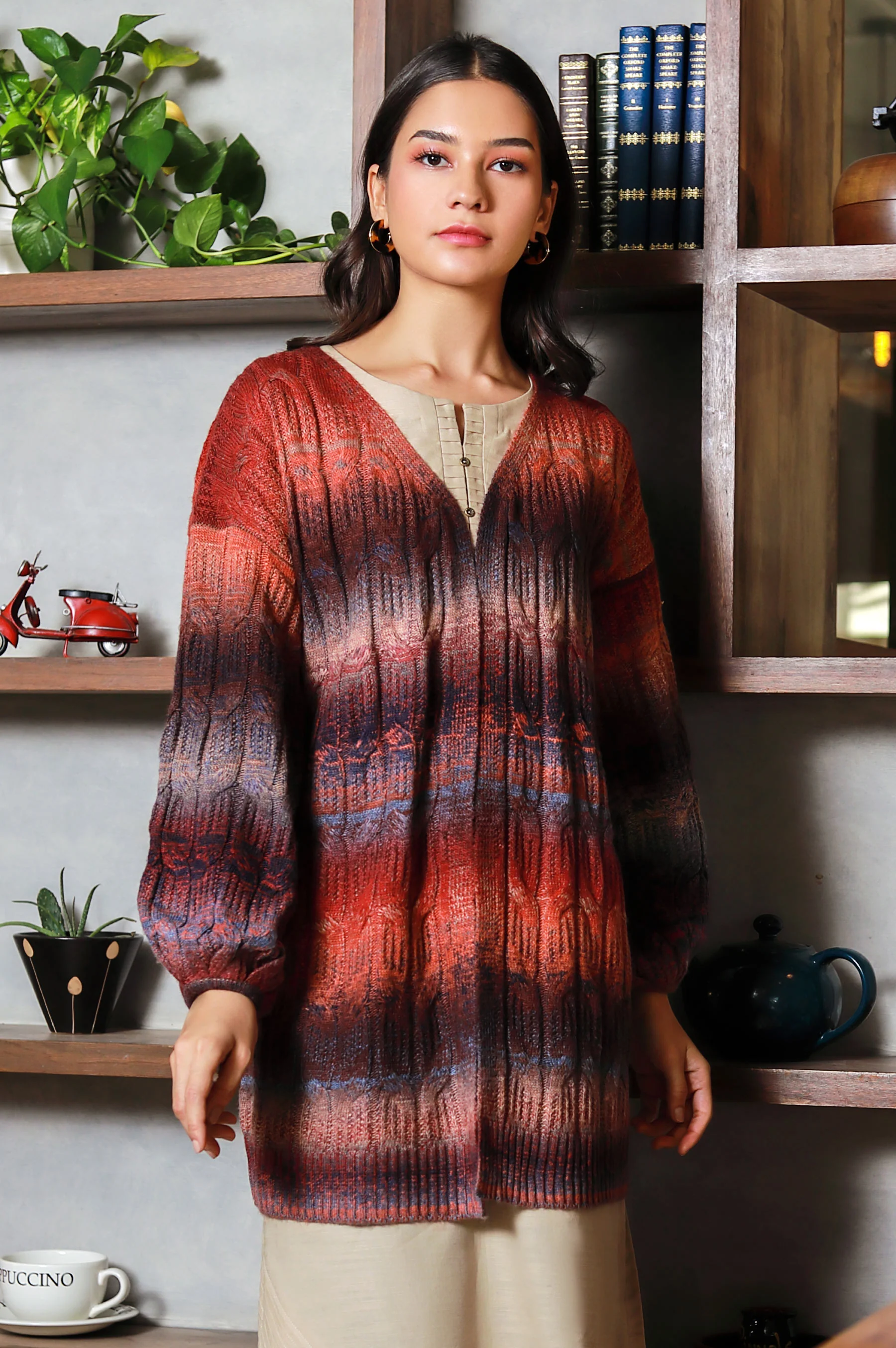 Space Dye Cardigan