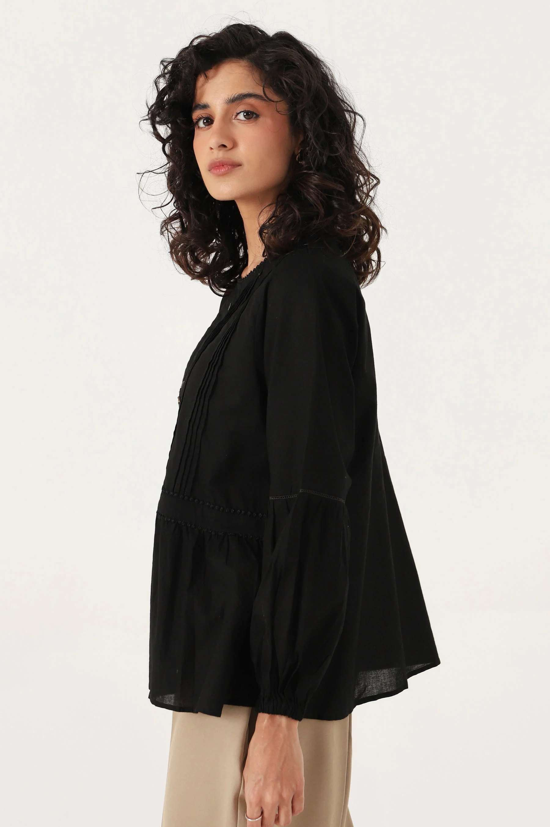 Stitched 1 Piece Cambric Top - Image 3