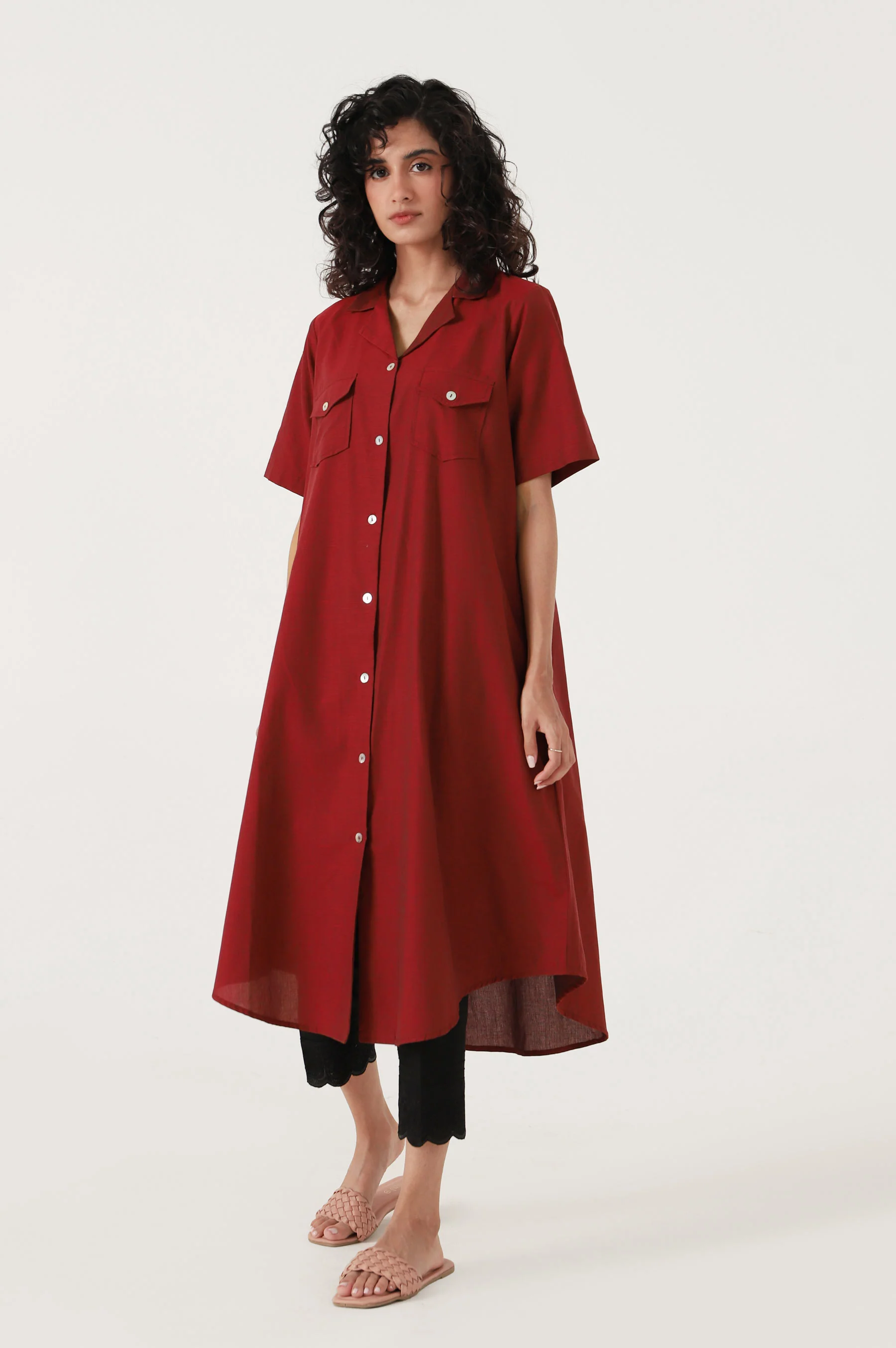 Stitched 1 Piece Yarn dyed Dress