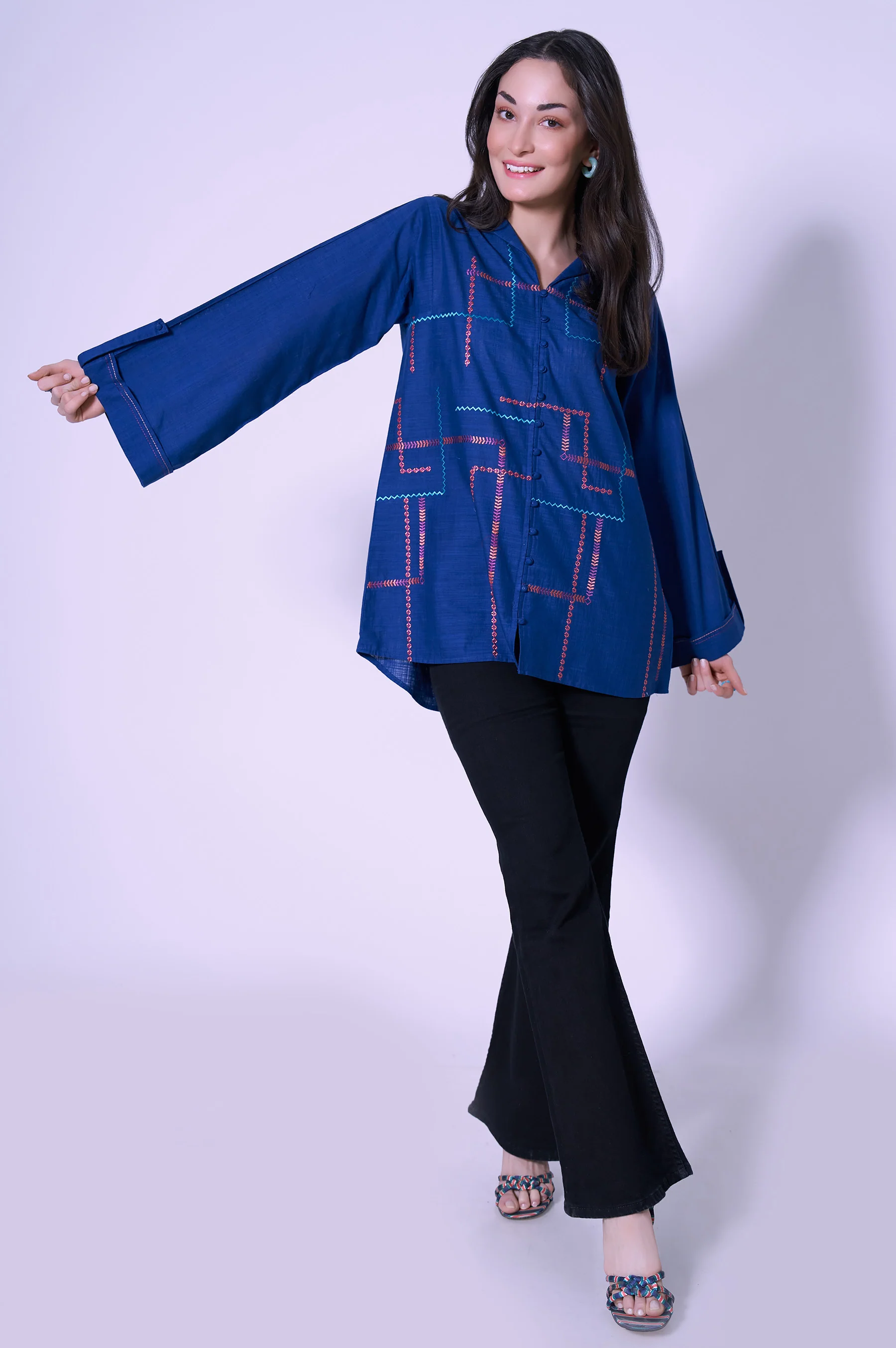 Stitched 1 Piece Brochia Top - Image 4