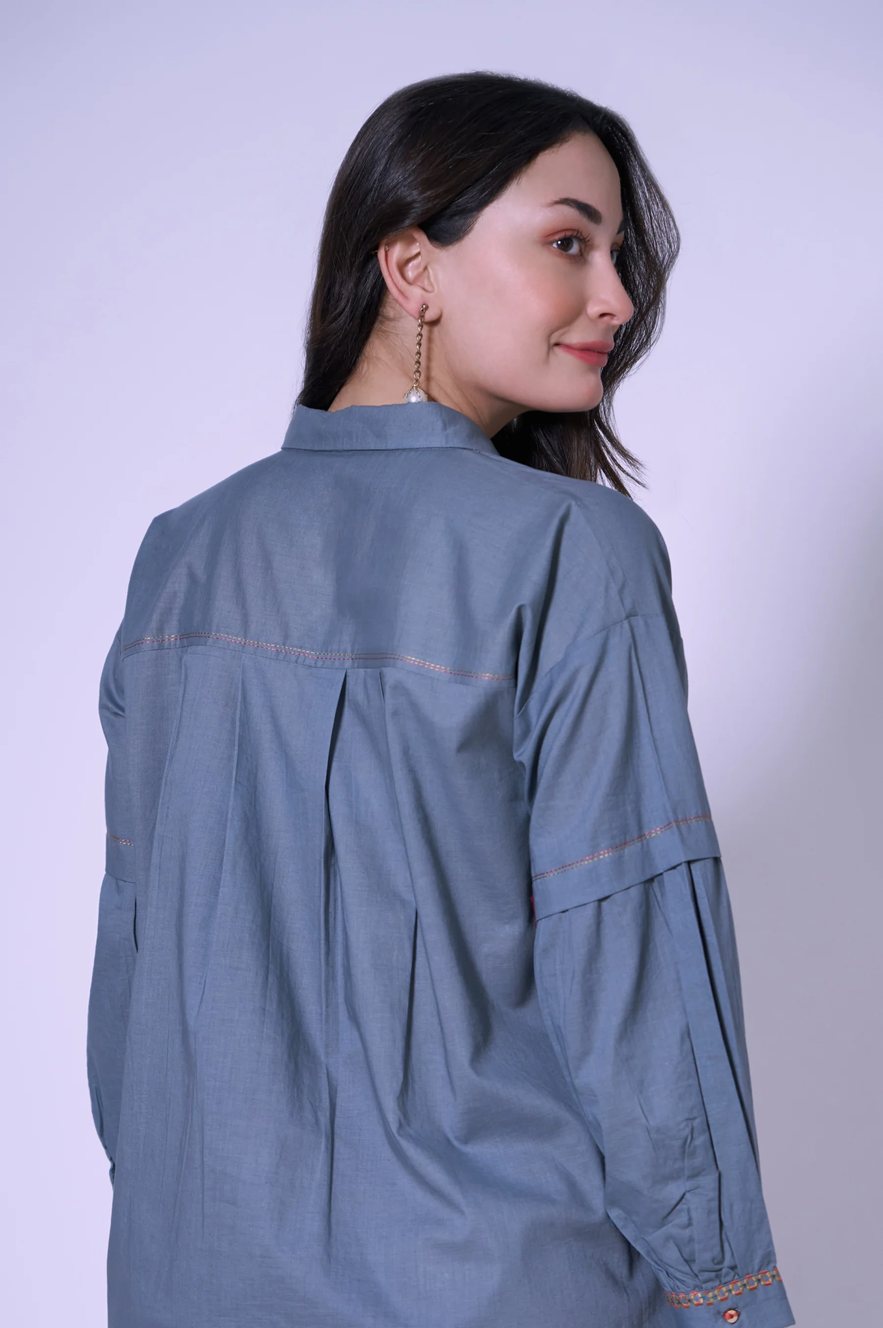 Stitched 1 Piece Cambric Top - Image 3