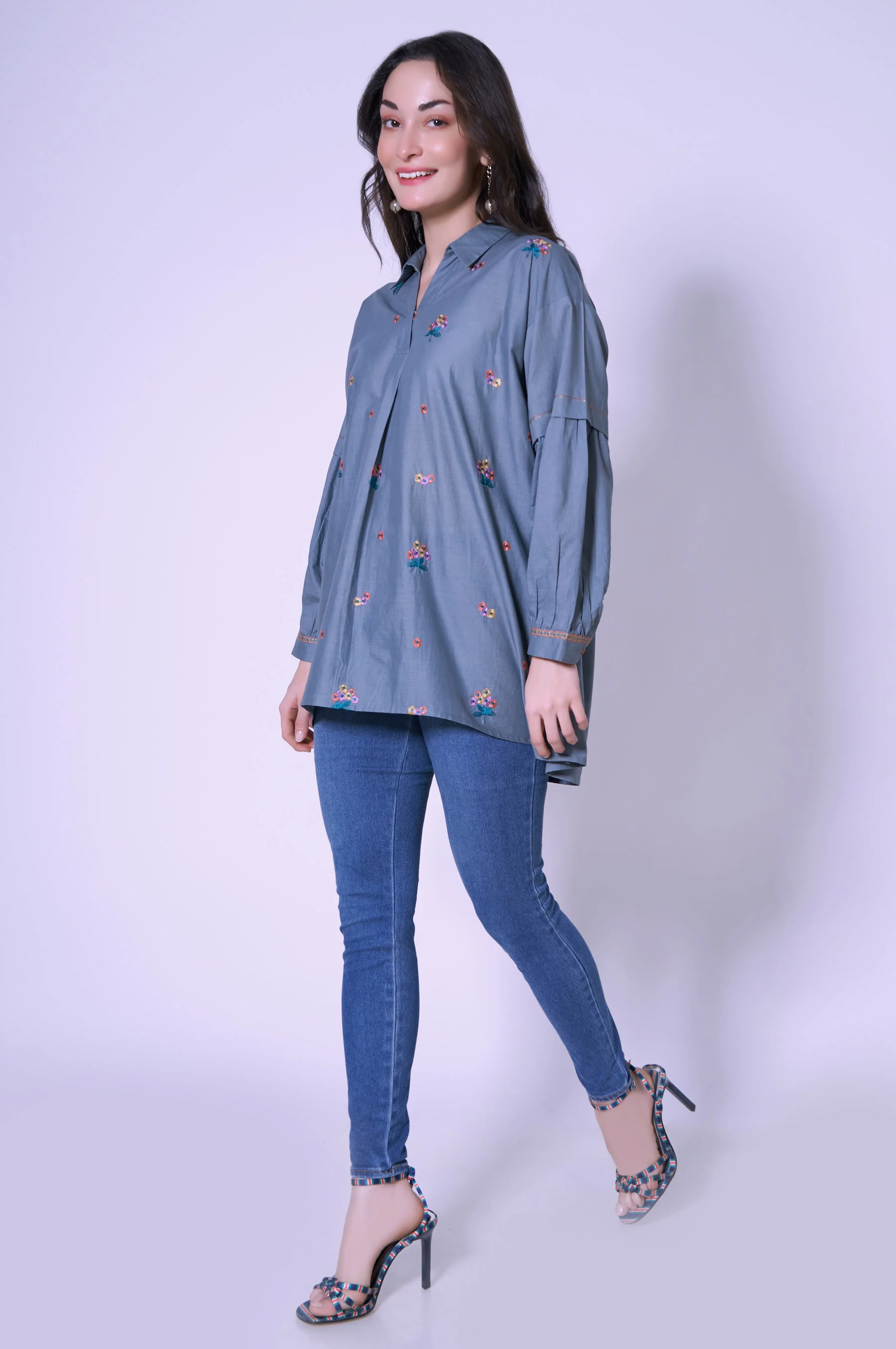 Stitched 1 Piece Cambric Top - Image 6