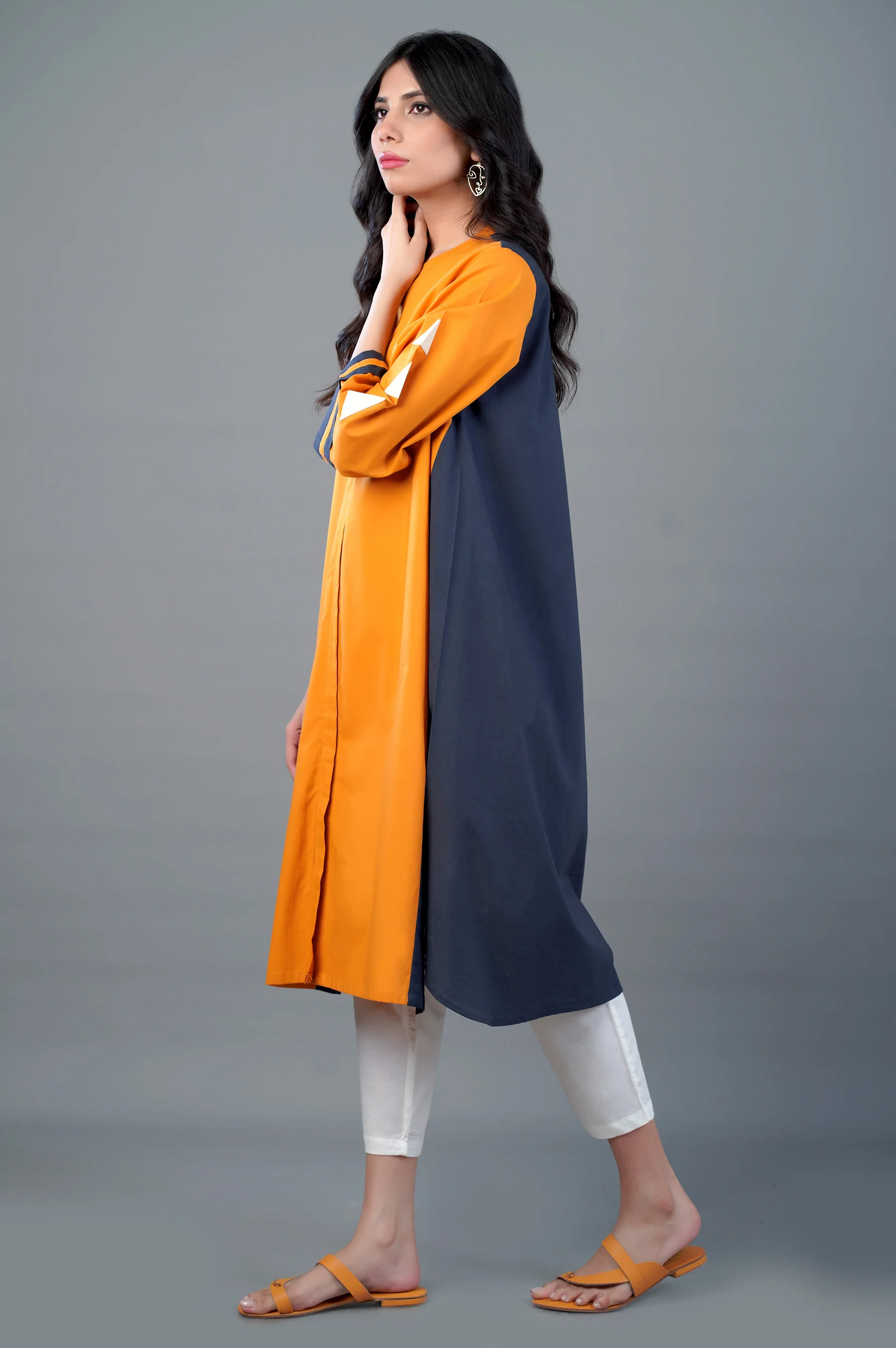 Stitched 1 Piece Cambric Shirt - Image 4