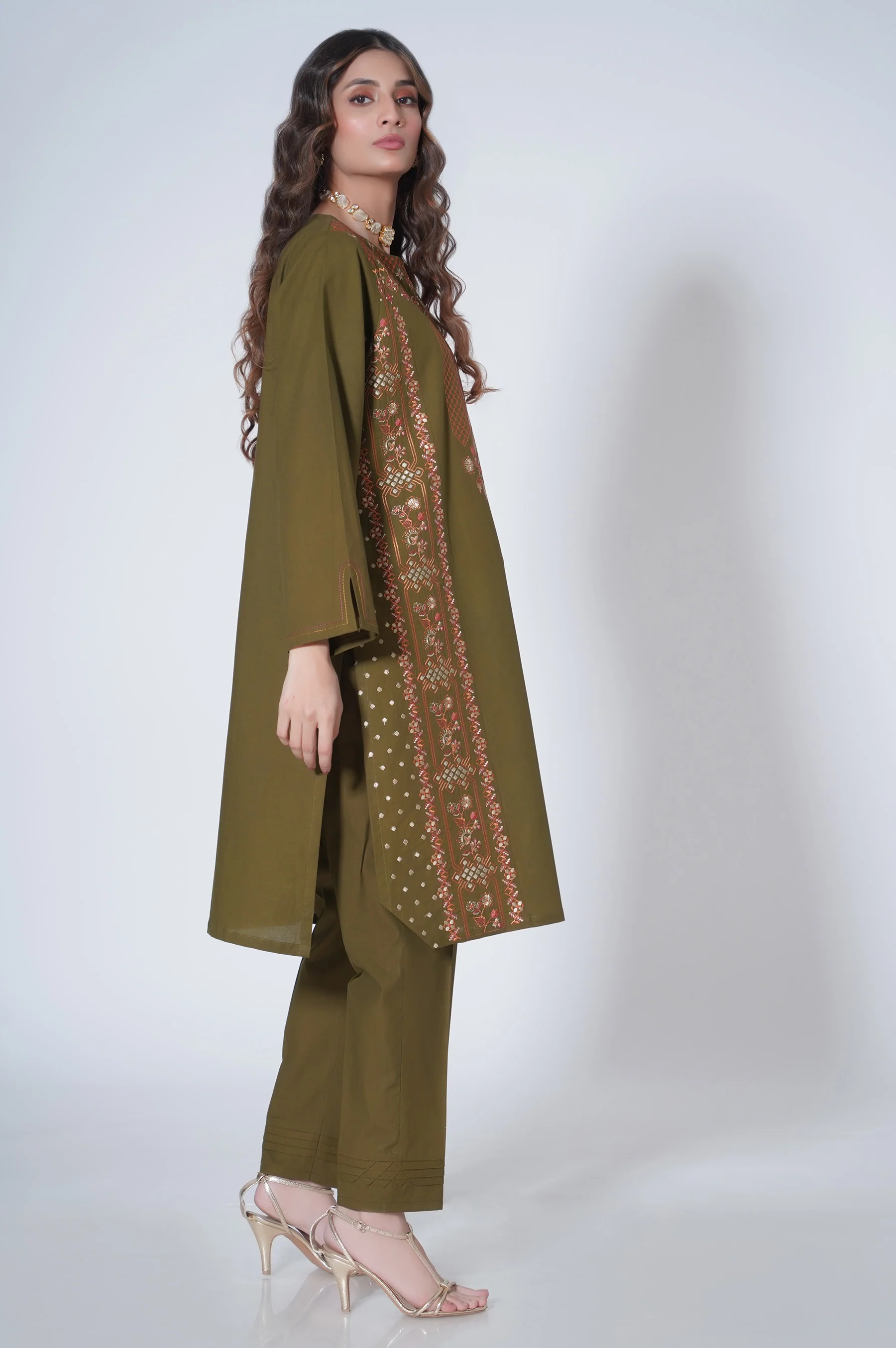Stitched 1 Piece Cambric Shirt - Image 4