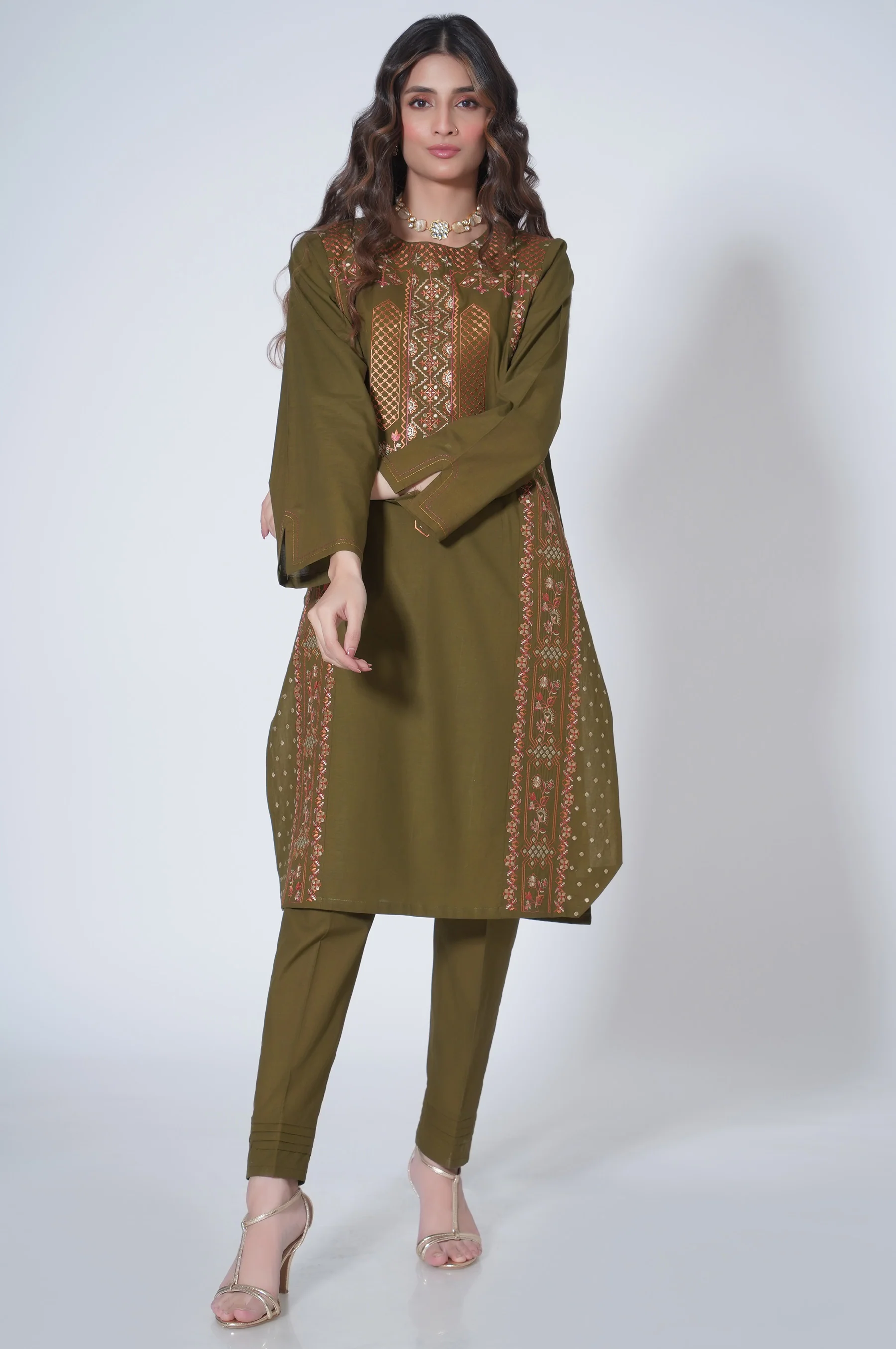 Stitched 1 Piece Cambric Shirt - Image 6