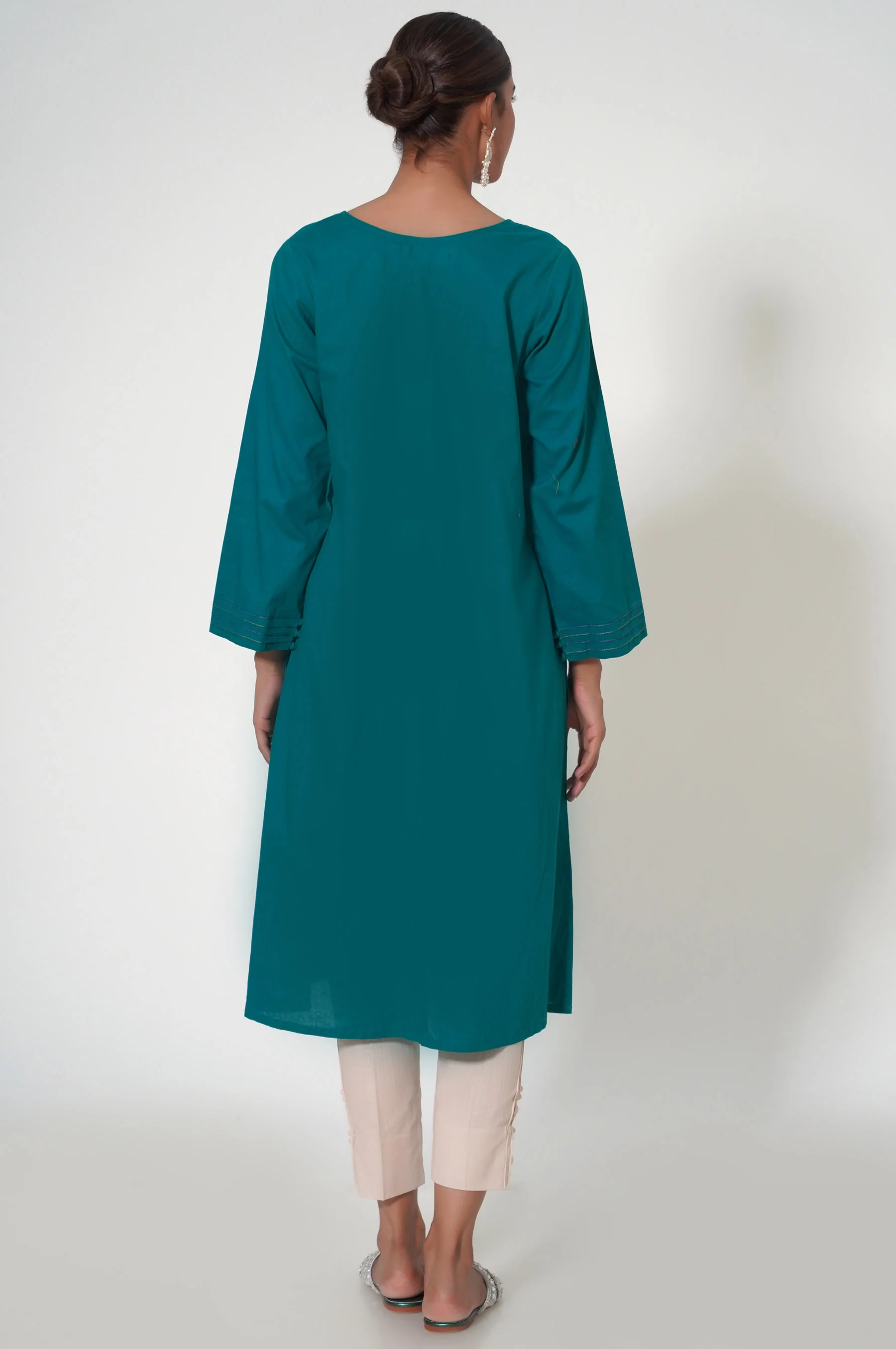 Stitched 1 Piece Cambric Shirt - Image 3