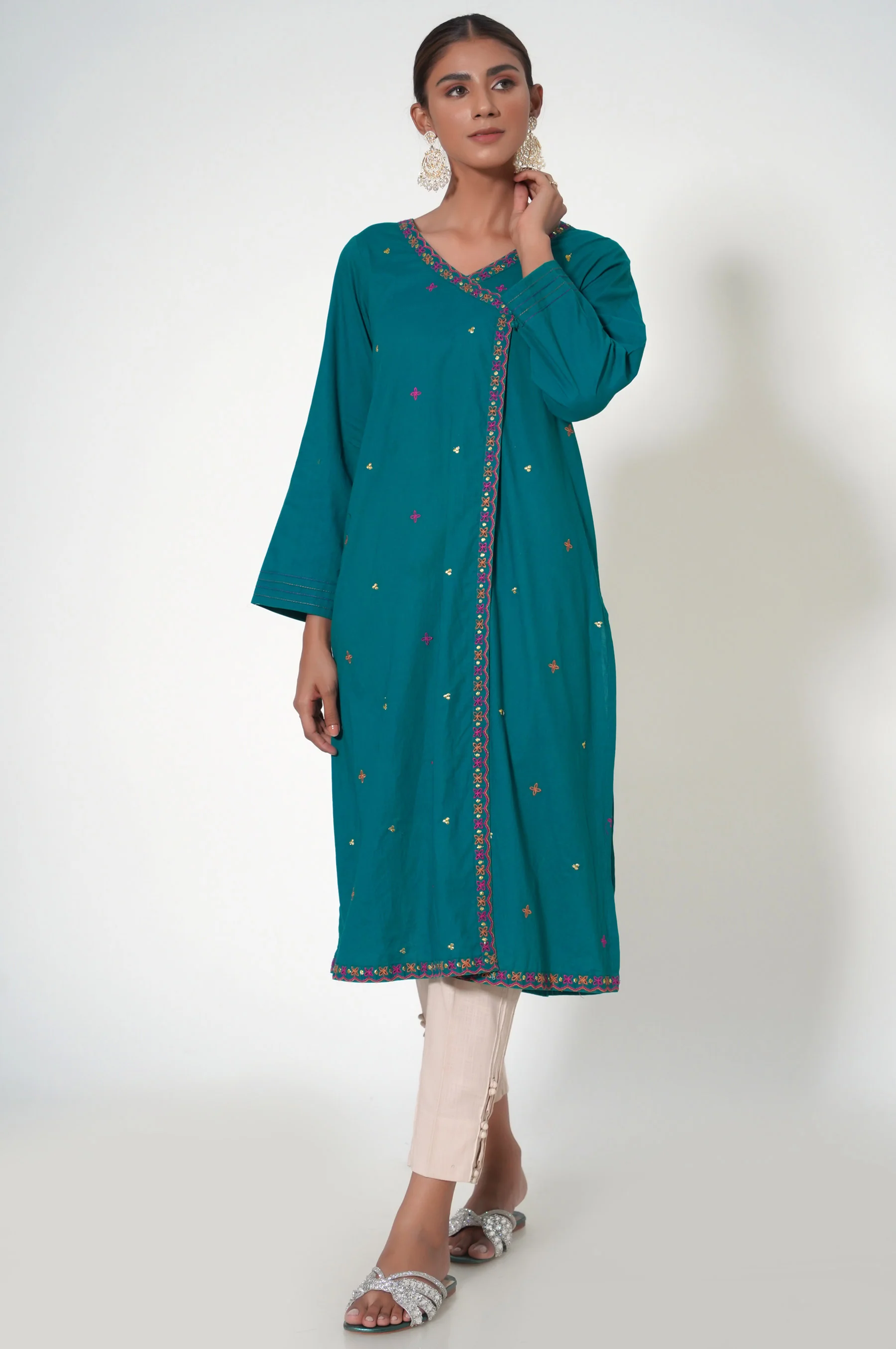Stitched 1 Piece Cambric Shirt - Image 4