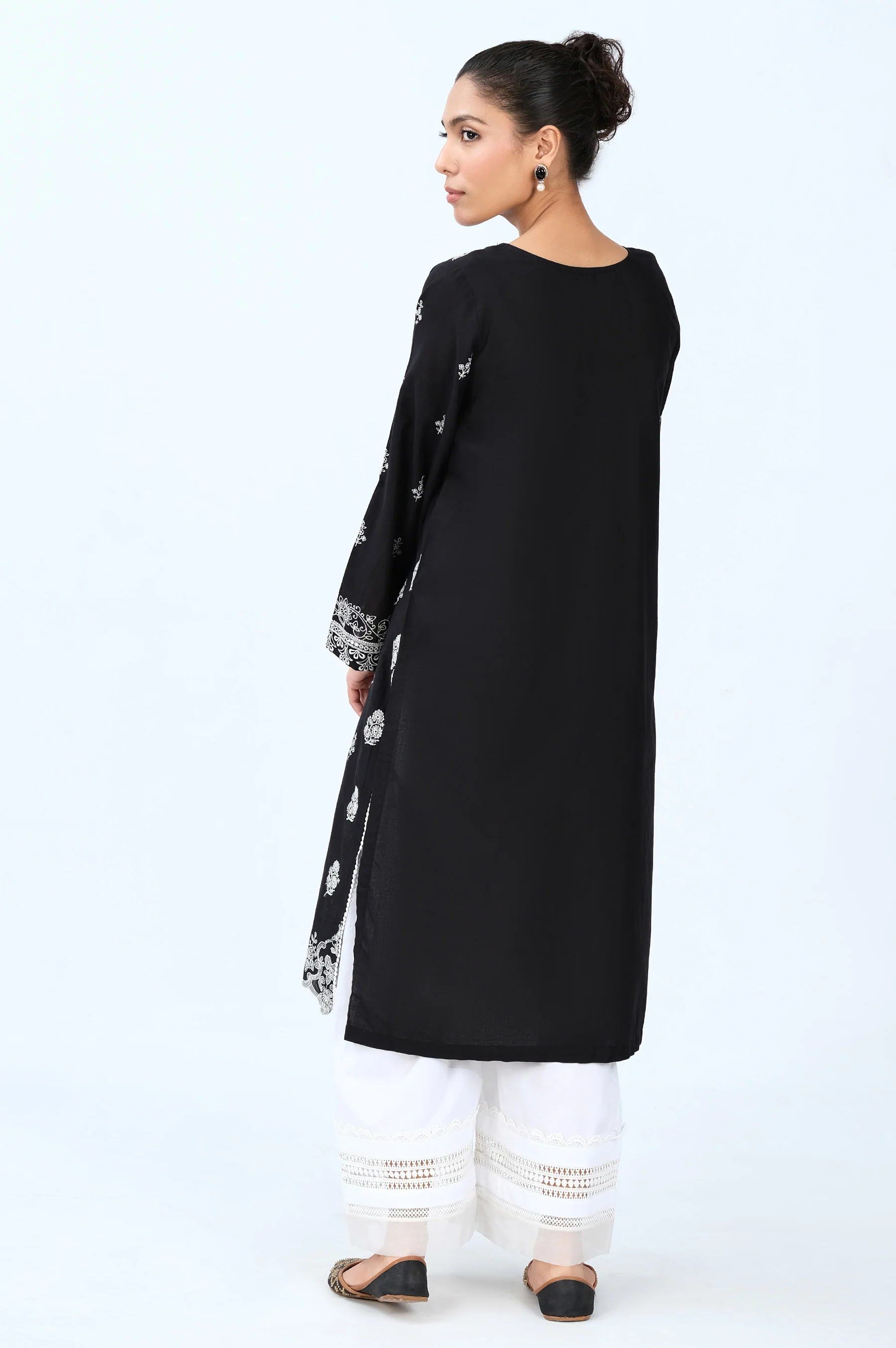 Stitched 1 Piece Chikankari Lawn Shirt - Image 5
