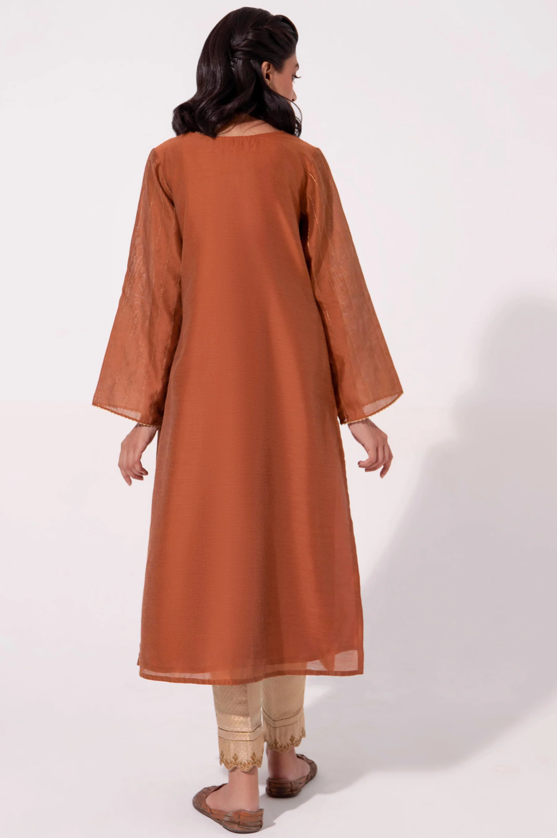 Stitched 1 Piece Cotton Net Shirt - Image 4