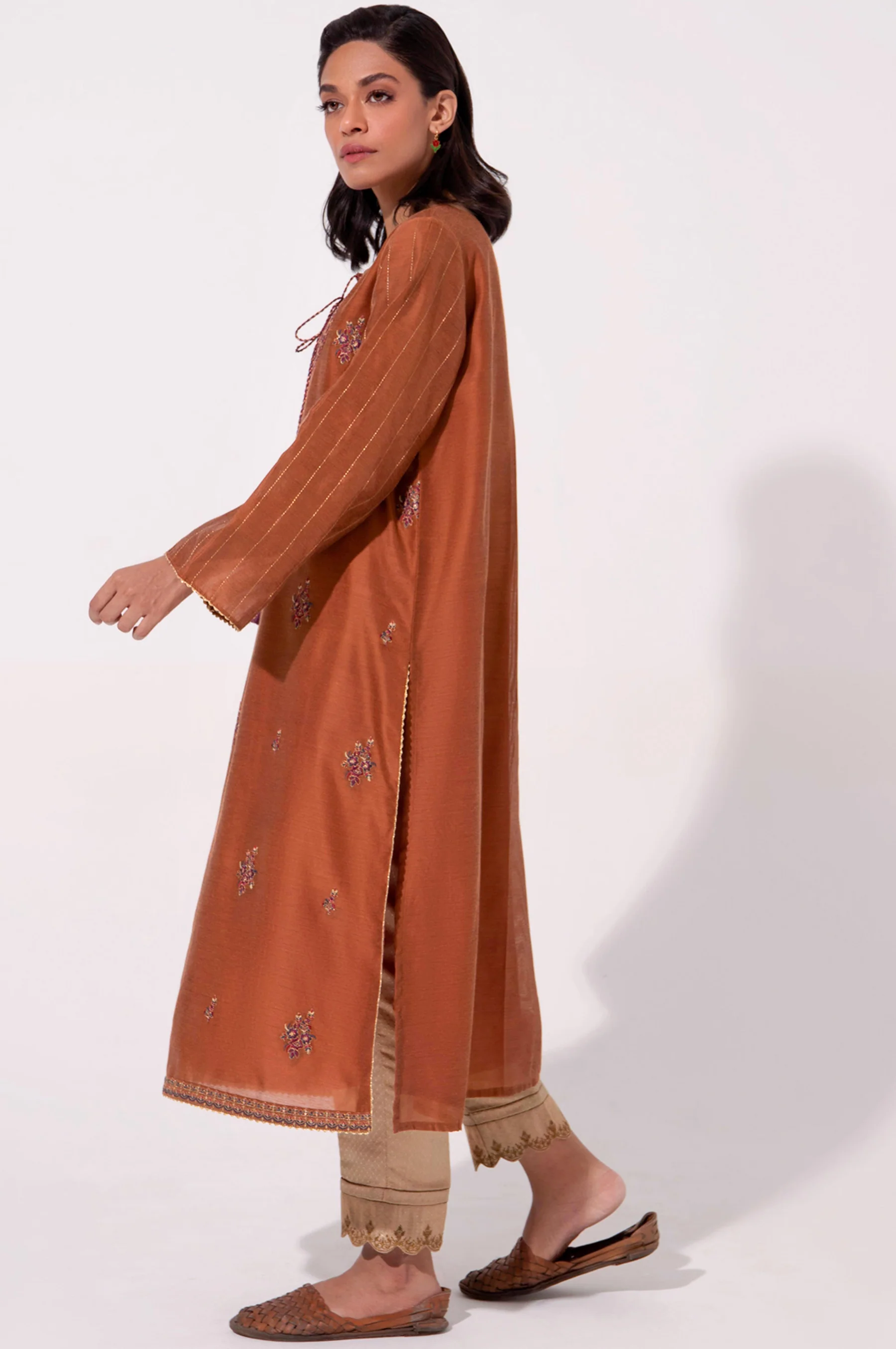 Stitched 1 Piece Cotton Net Shirt - Image 5