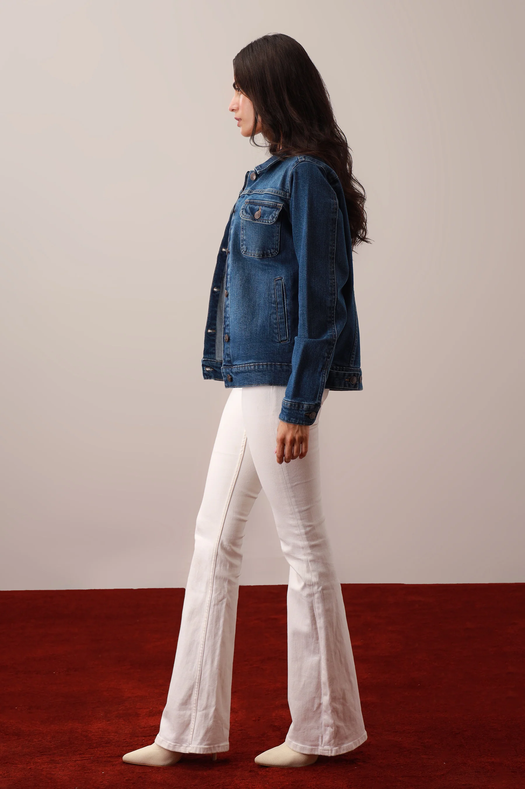 Smart Fit Denim Jacket - Image 3