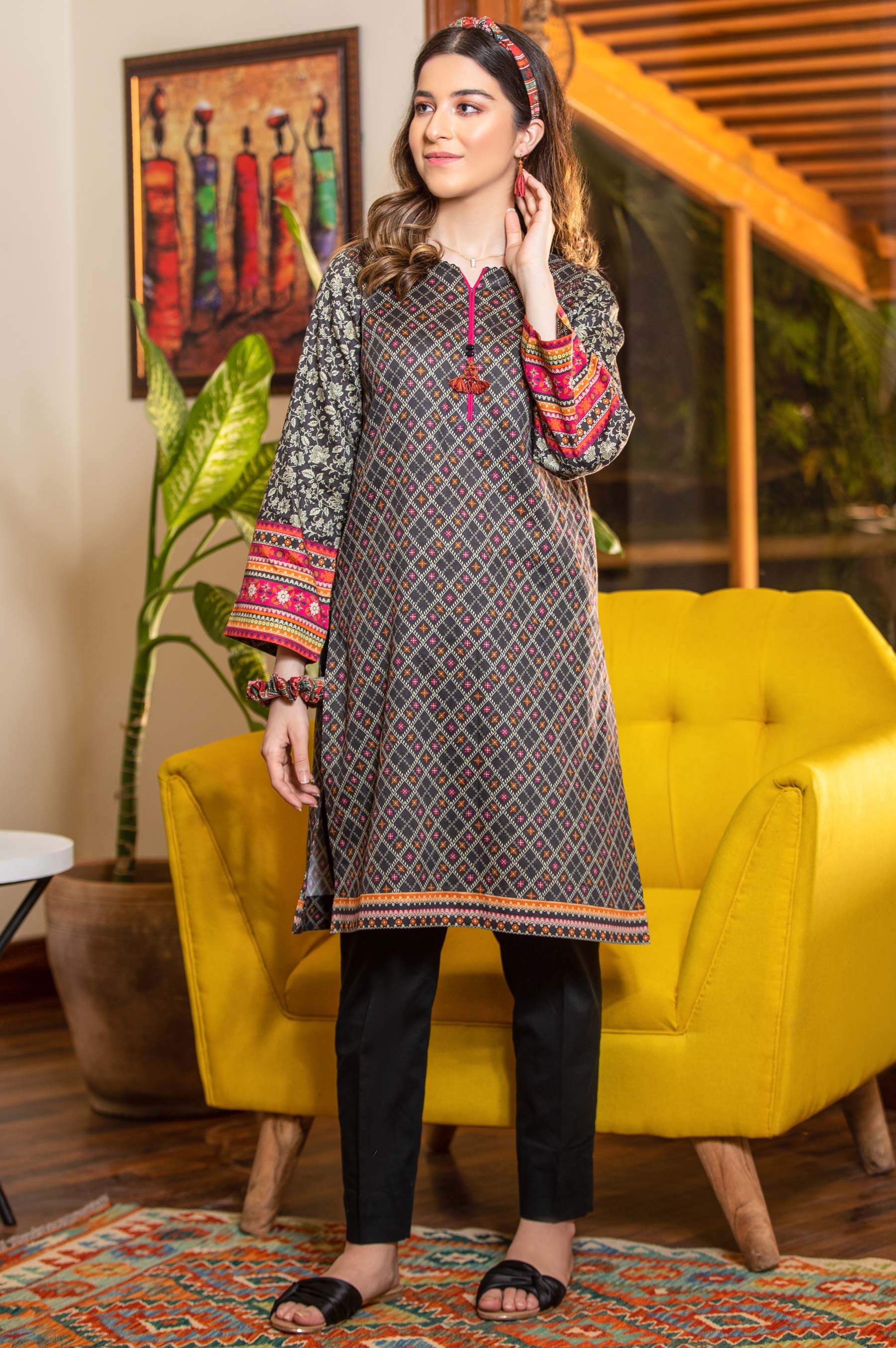 Stitched 1 Piece Digital Printed Cottel Shirt