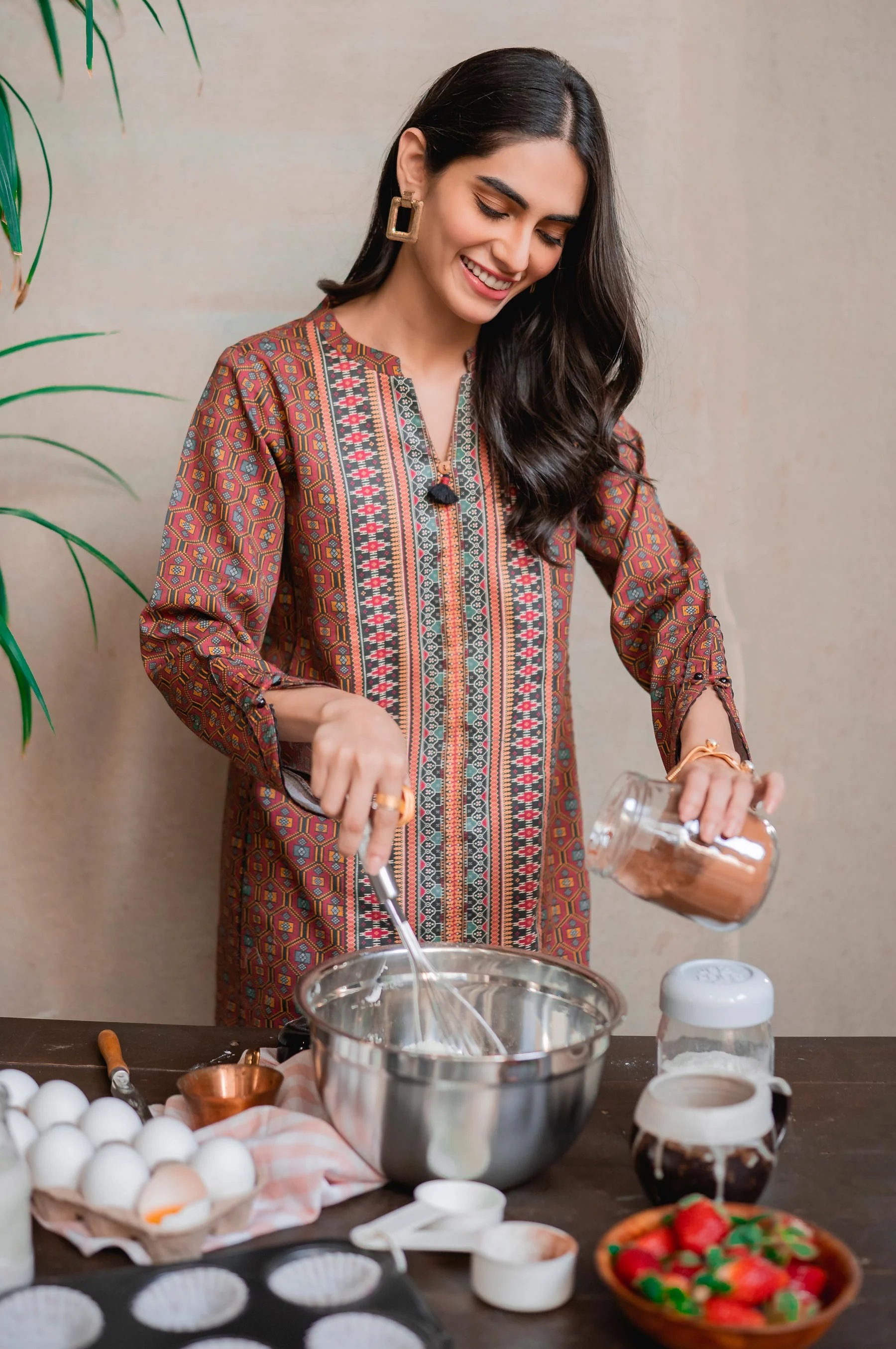 Stitched 1 Piece Digital Printed Cottel Shirt - Image 4