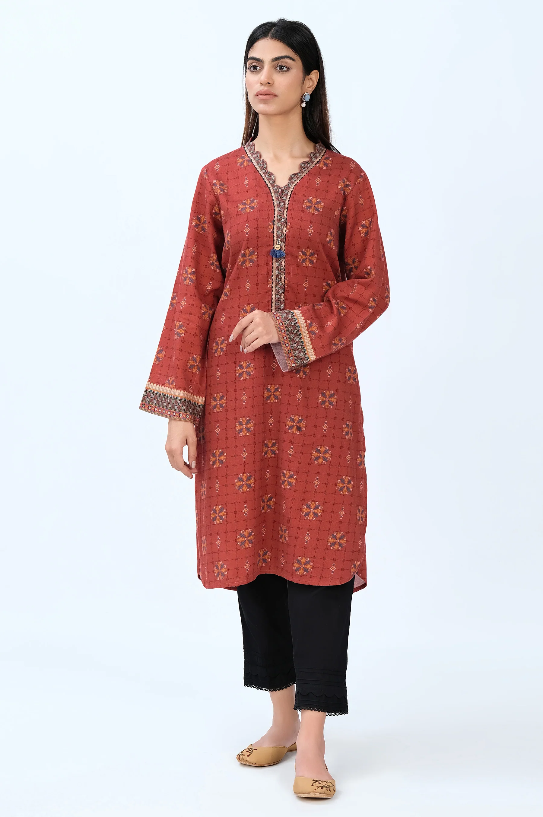 Stitched 1 Piece Digital Printed Cottel Shirt