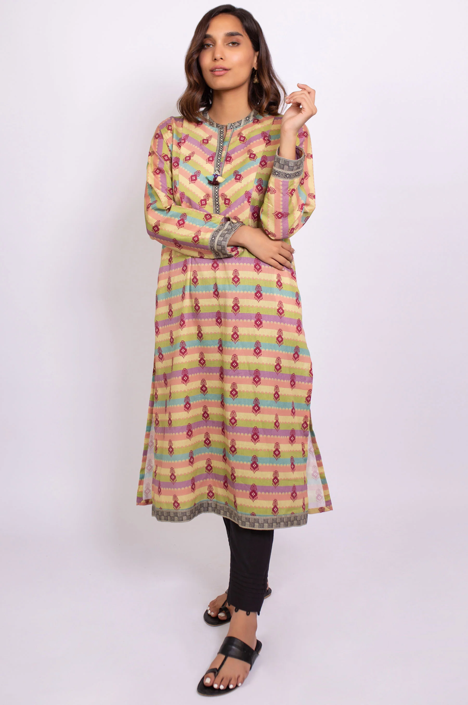 Stitched 1 Piece Digital Printed Cottel Shirt