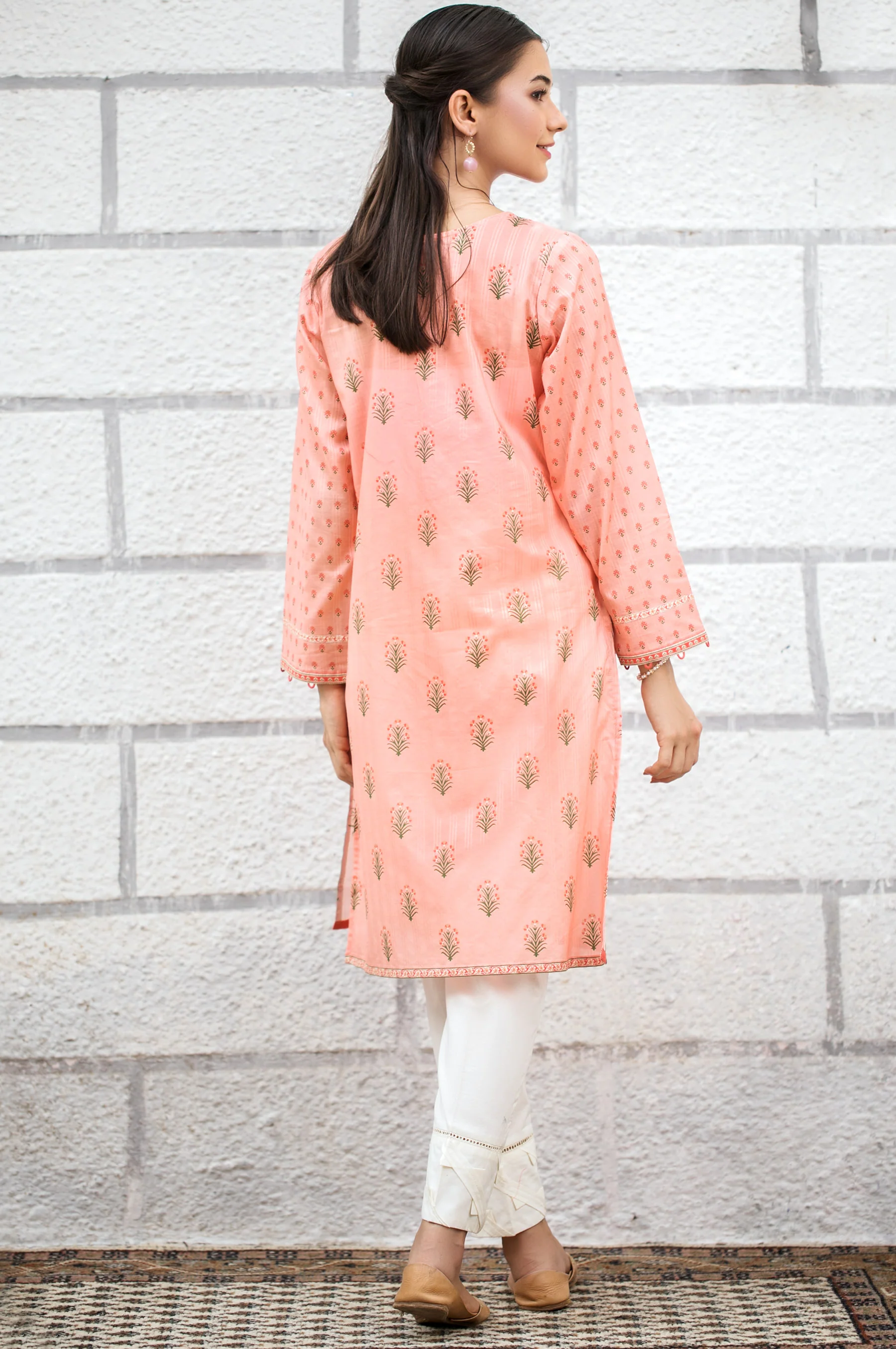 Stitched 1 Piece Digital Printed Doria Lawn Shirt - Image 2